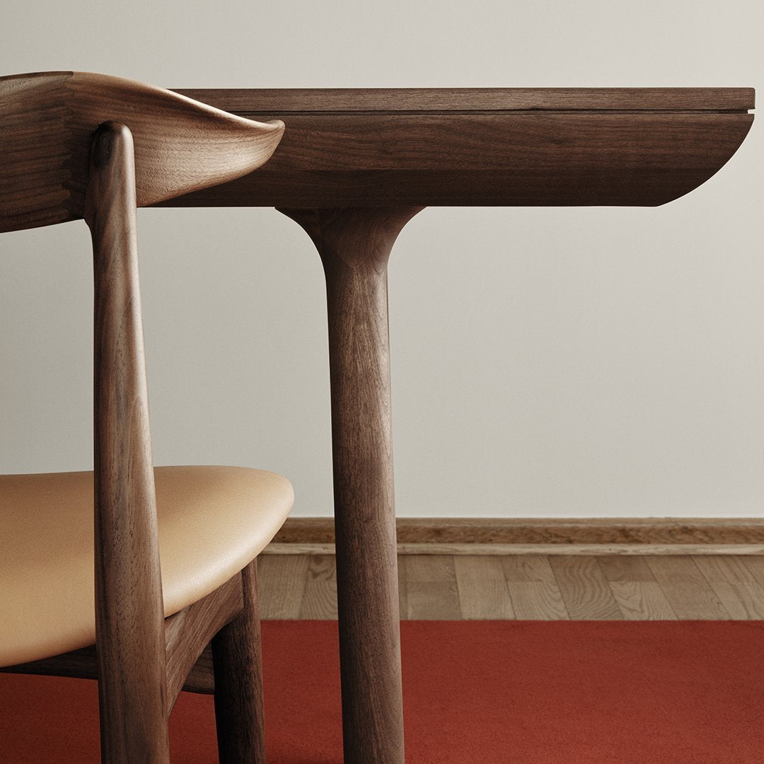 Knud Farch Cow Horn Chair Seat - Upholstered Warm Nordic Style for Living Room & Office Decor