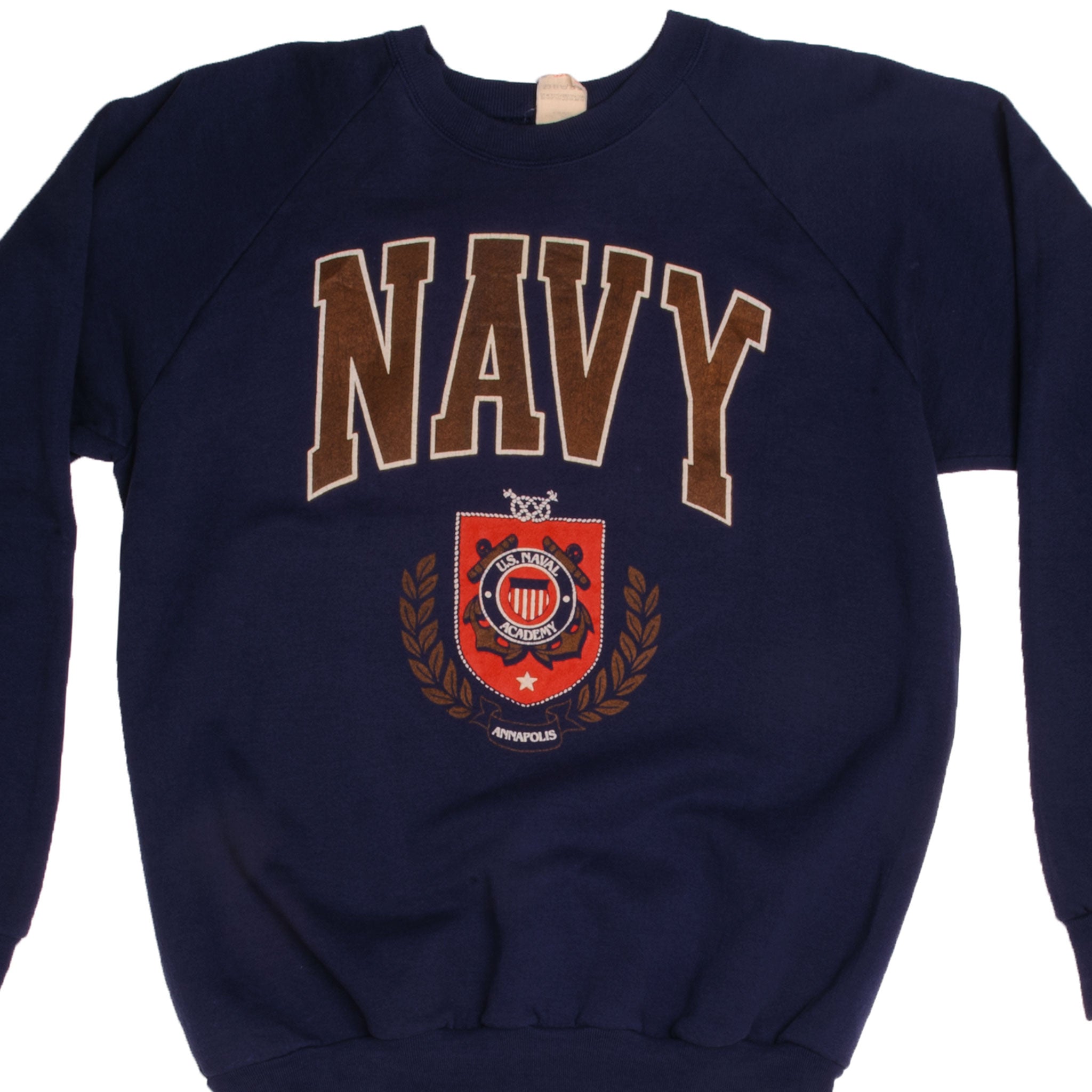Vintage US Navy Academy Crewneck Sweatshirt 1992 - XL Size, Made in USA | Military Apparel, Navy Veteran Gift, Casual Wear for Men & Women