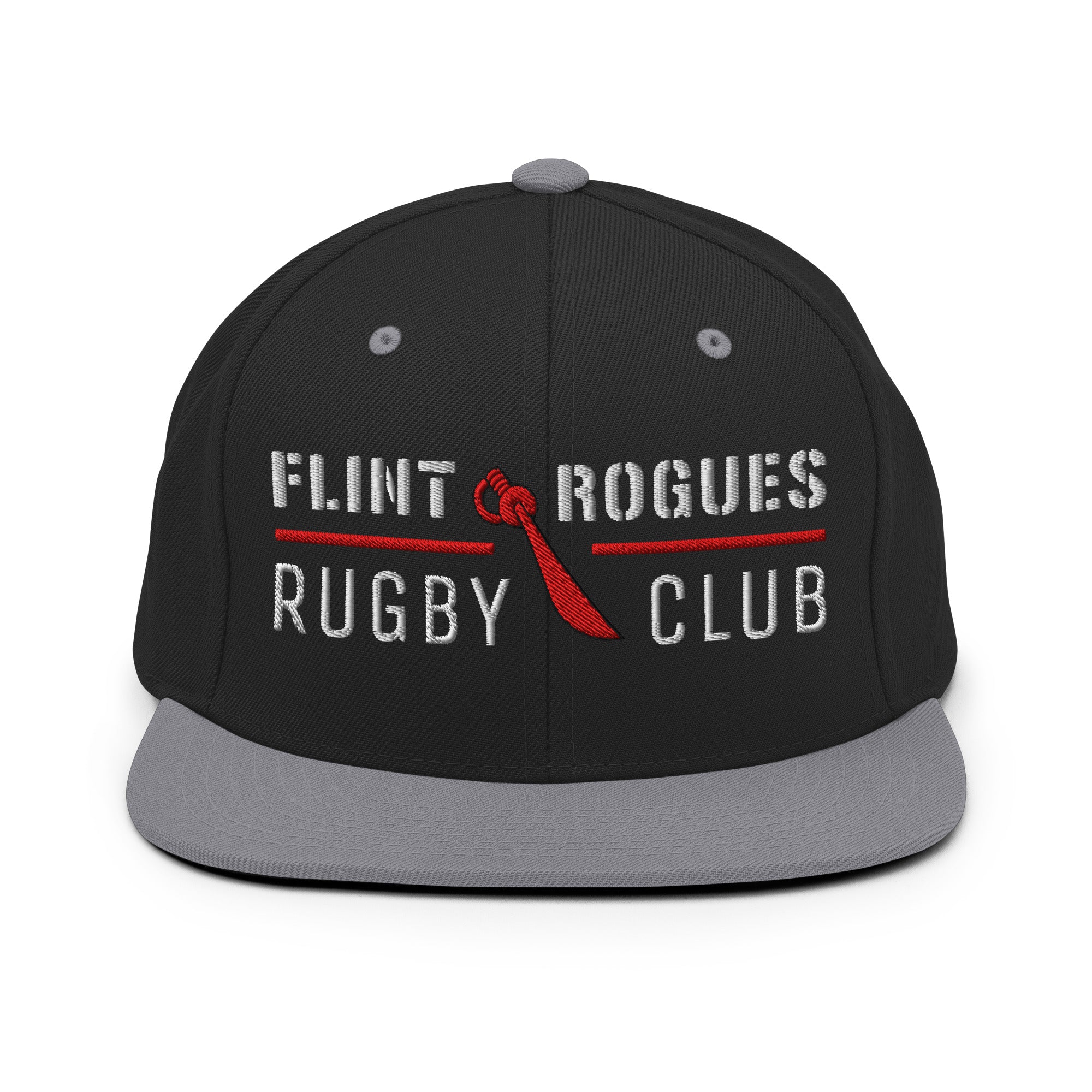 Flint Rogues RFC Classic Snapback Hat - Adjustable Unisex Baseball Cap for Men & Women - Perfect for Sports, Casual Wear & Outdoor Activities