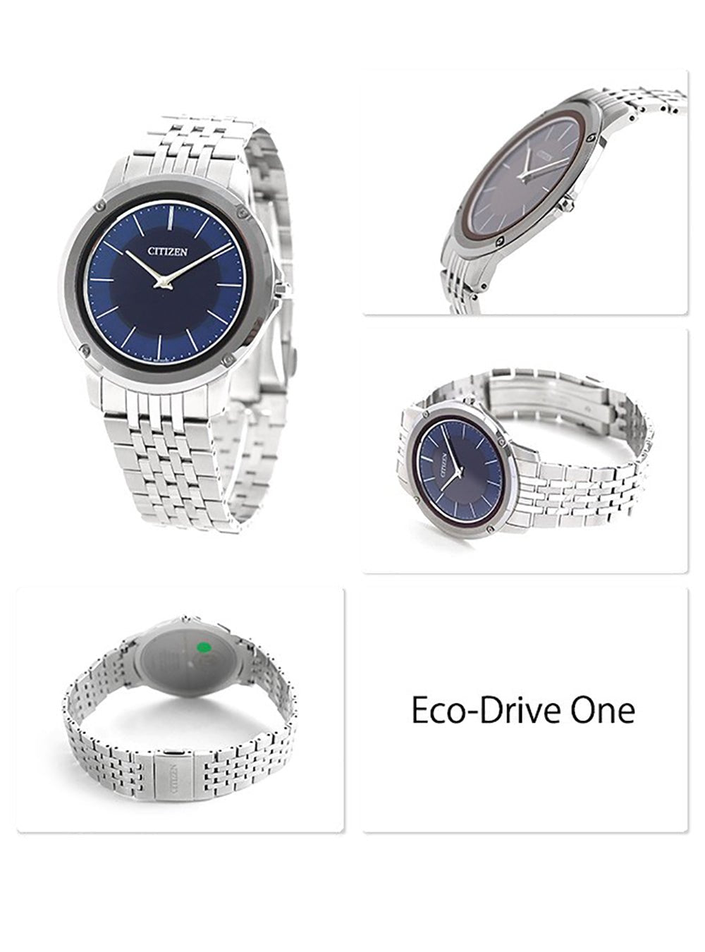 CITIZEN Eco-Drive One AR5050-51L Men's Watch - Japanese Made JDM Solar-Powered Stainless Steel Watch for Business, Casual & Formal Occasions