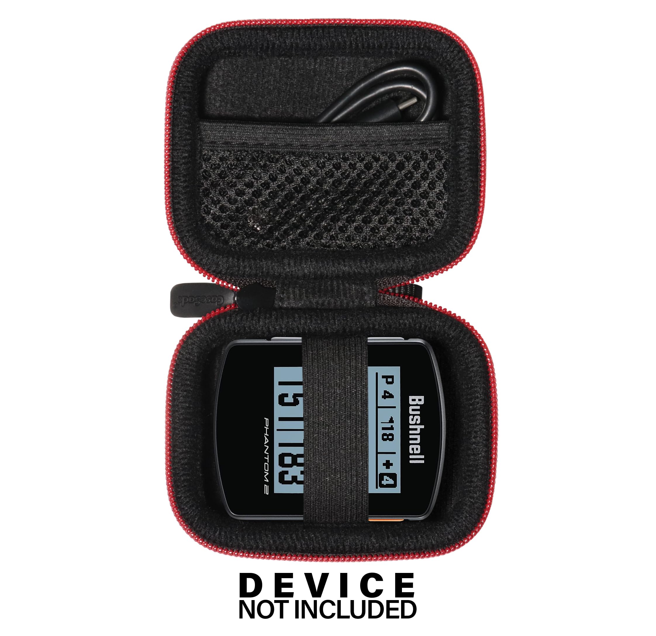CaseSack Protective Case for Bushnell Phantom 3, Phantom 2, Neo Ghost & Garmin Approach G10 Golf GPS | Waterproof Storage with Extra Cable Space | Perfect for Golf Tournaments & Outdoor Practice