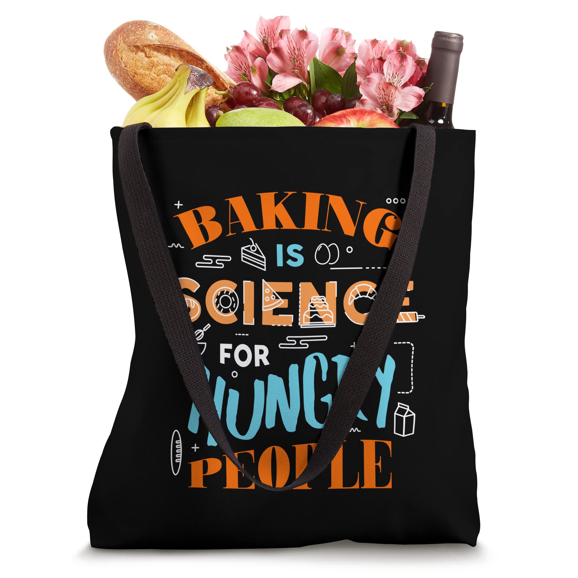 Funny Baking Tote Bag for Bakers & Dessert Chefs - Humorous Gift for Baking Lovers - Perfect for Grocery Shopping, Farmers Market & Kitchen Use