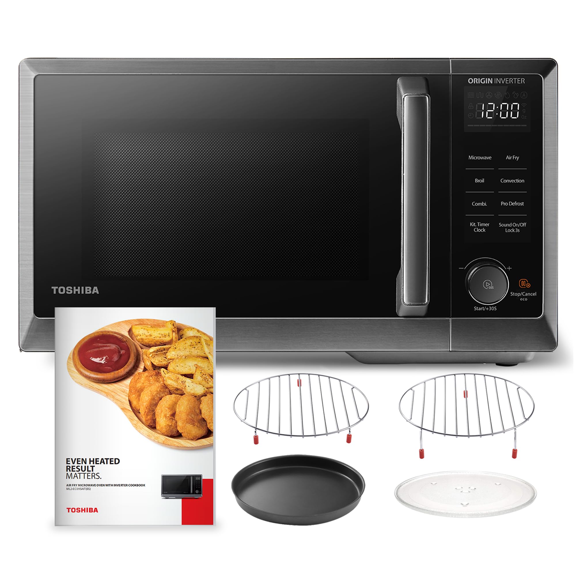 TOSHIBA MASTER Series 6-in-1 Countertop Microwave Oven with Air Fryer - Convection, Broil, Speedy Combi & Even Defrost | 11.3
