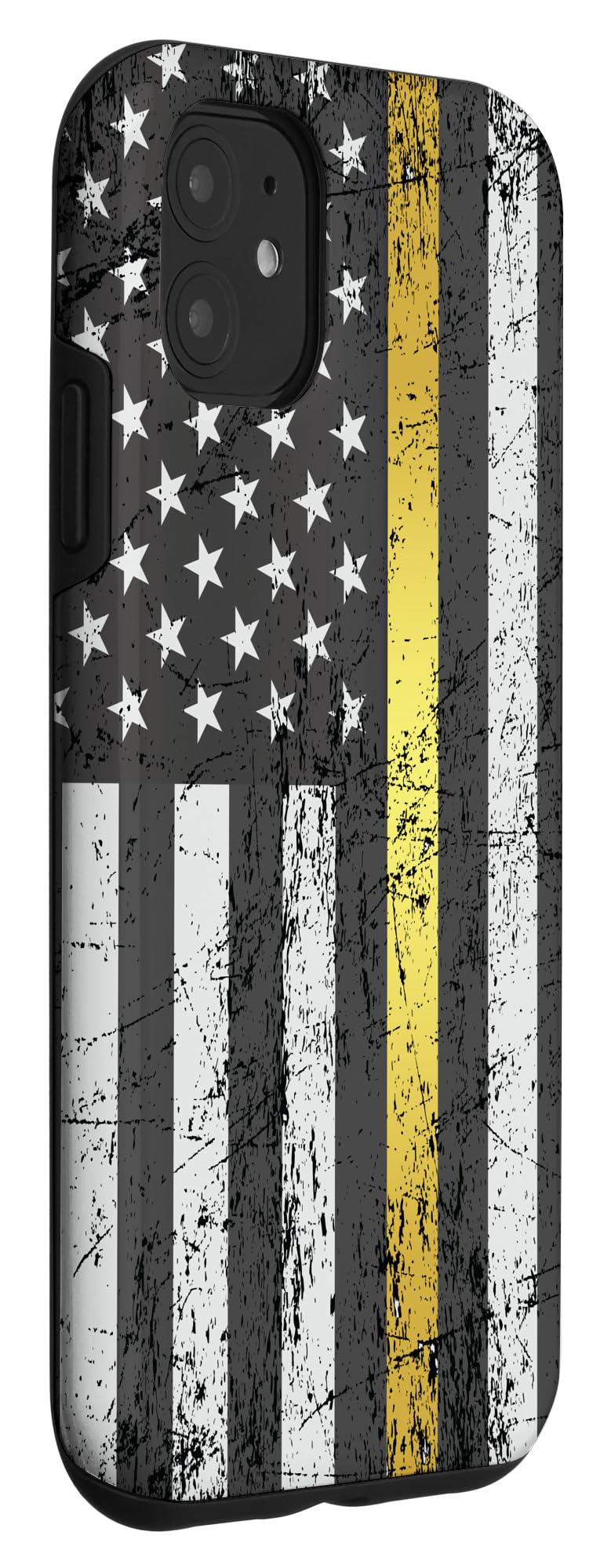iPhone 11 Case with Thin Blue Line Flag - Patriotic Phone Cover for First Responders, Police & 911 Dispatchers - Perfect Gift for American Heroes (Compatible with iPhone 11) - Ideal for Work, Duty & Everyday Protection