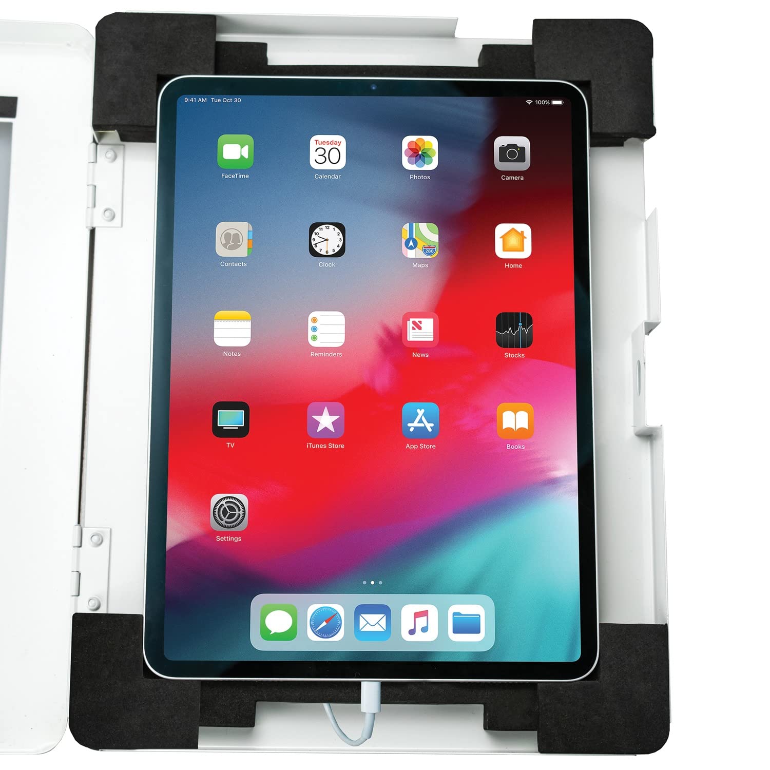 Premium Locking Wall Mount Enclosure for iPad 7th/8th/9th Gen, iPad Air 4, Samsung Galaxy Tab, Microsoft Surface Go, Zebra Tablets - Secure & Durable CTA Paragon Mount (PAD-PARAWW) - Ideal for Retail, Hospitality, and Public Kiosks