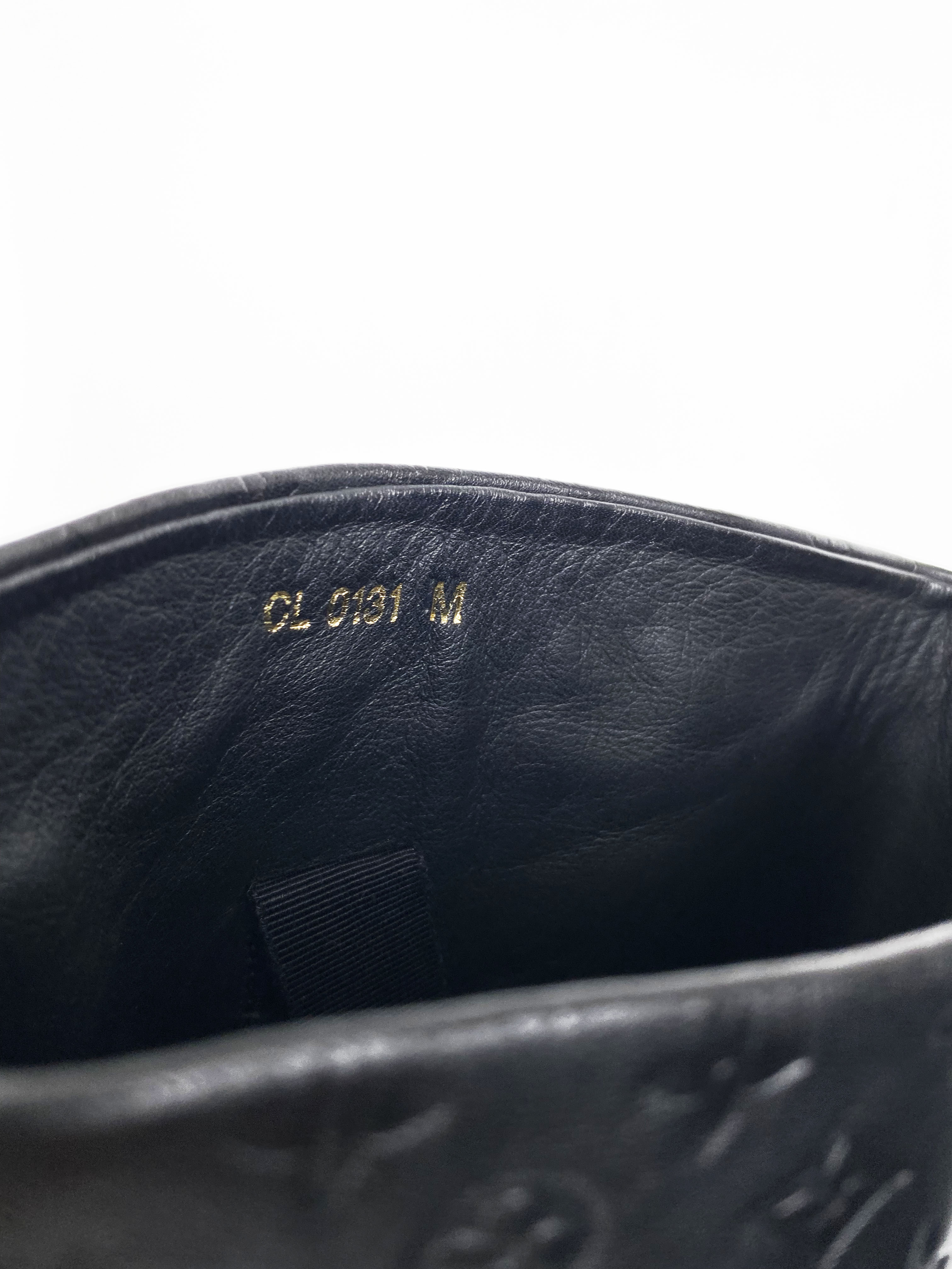 Louis Vuitton Black Monogram Embossed Riding Boots Size 36 - Luxury Equestrian Fashion for Women, Perfect for Horseback Riding & Stylish Outfits