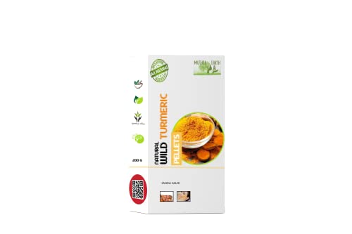 Organic Wild Turmeric Powder 200g - Pure Curcuma Aromatica (Jangli Haldi/Kasthuri Manjal) for Skin Care, Cooking & Ayurvedic Remedies - Premium Natural Spice for Golden Milk, Face Masks & Healthy Recipes