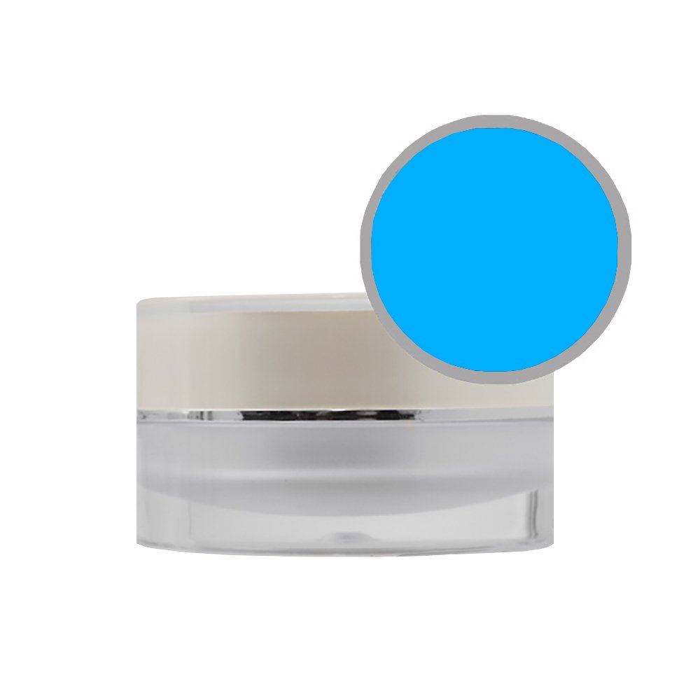 Neon Blue Acrylic Powder 10g - Professional Nail Art Dip Powder for Salon & DIY Manicures - Perfect for Gel Extensions, French Tips & Glitter Nail Designs