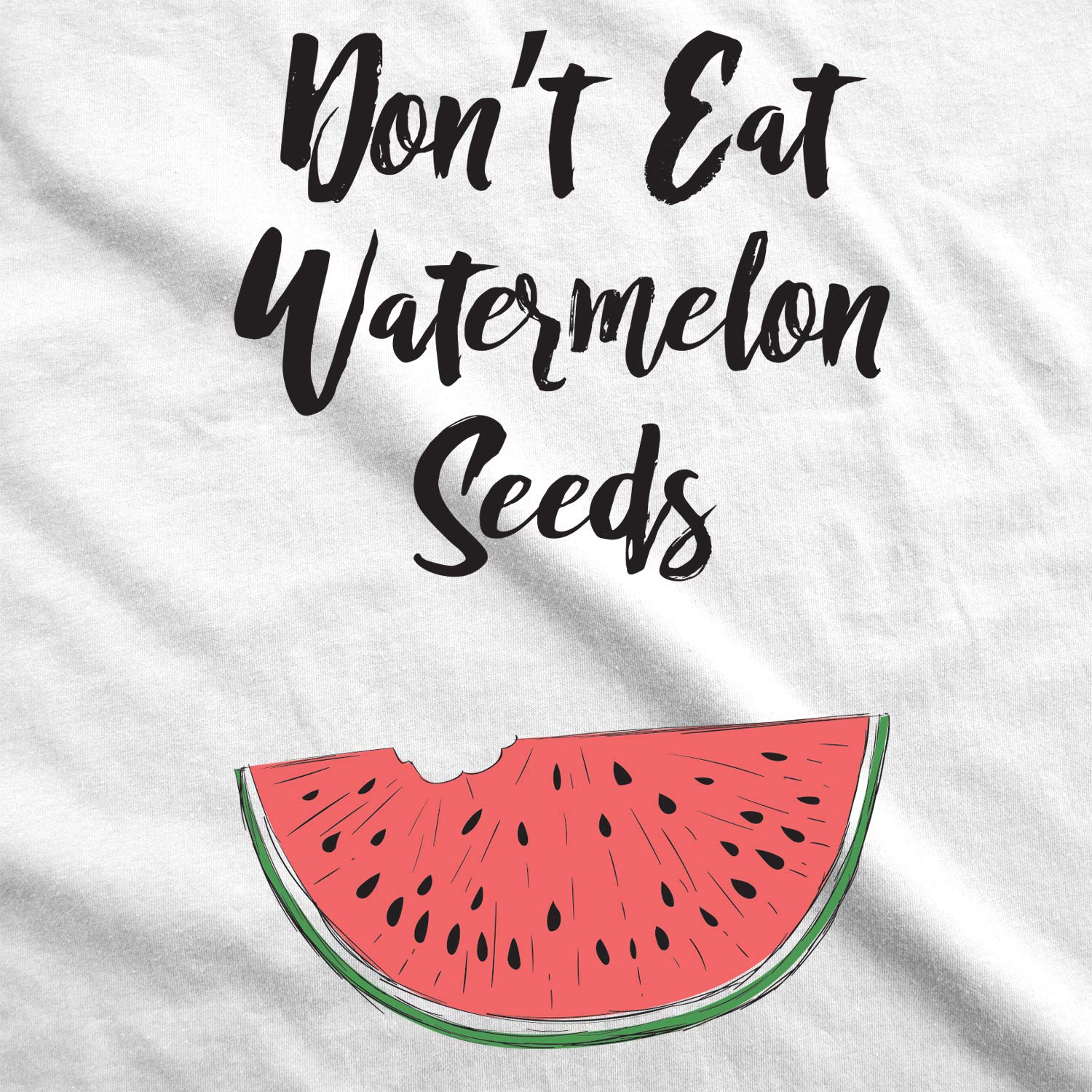 Funny Maternity T-Shirt for Women - Crazy Dog 'Don't Eat Watermelon Seeds' Pregnancy Reveal Tee | Cute Pregnancy Announcement & Baby Shirt Gift