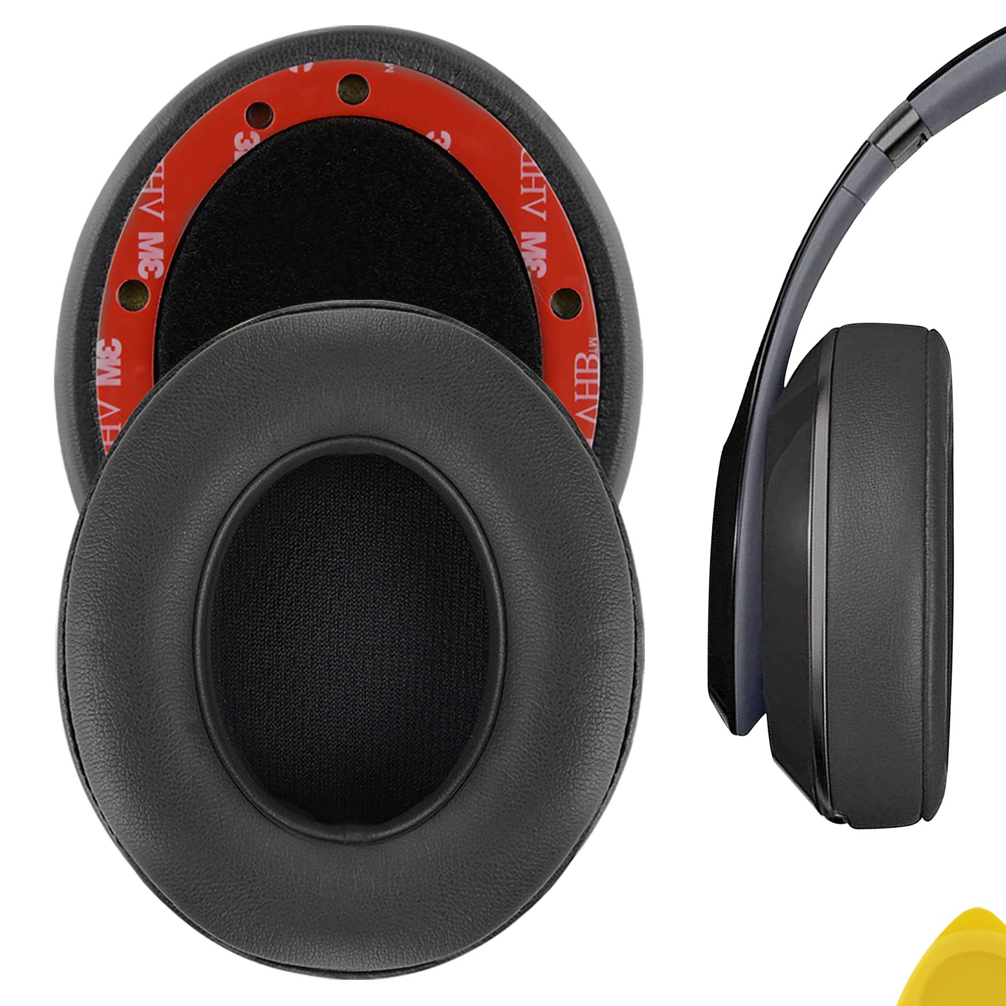 Geekria QuickFit Replacement Ear Pads for Beats Studio 3 (A1914) & Studio 3.0 Wireless Headphones - Premium Memory Foam Ear Cushions, Noise Isolation Earpads, Headset Repair Parts (Shadow Grey) - Perfect for Gaming, Music & Travel Comfort