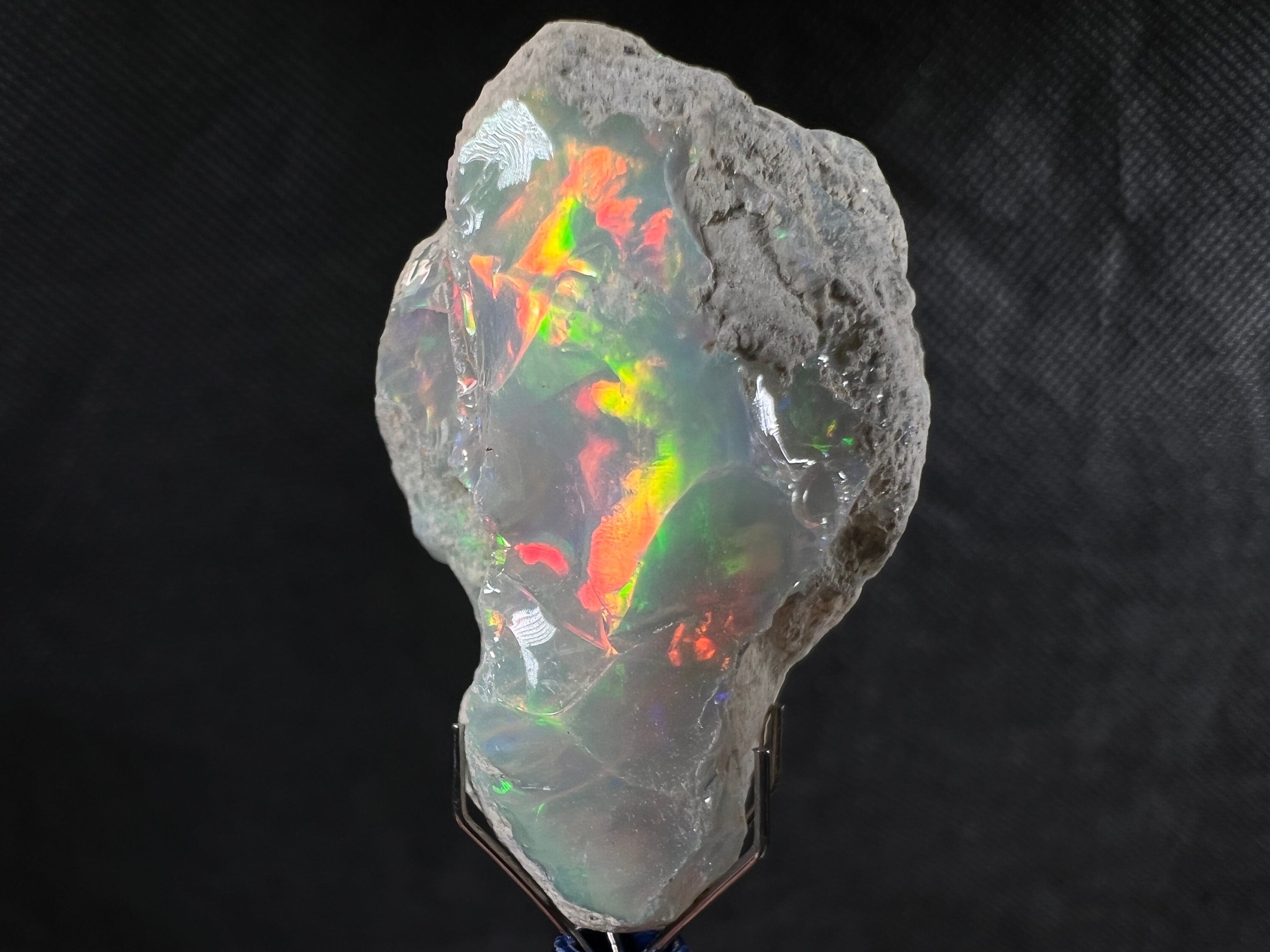 Premium 4A+ Welo Opal Raw Crystal - Certified Cutting Grade Opal for Jewelry Making (50626) - Ideal for Rings, Pendants & Handcrafted Gemstone Creations