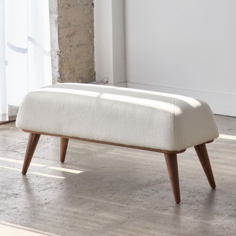 Upholstered Bench with Storage - Soft Cushioned Seat for Bedroom, Living Room & Entryway - Stylish & Comfortable Home Decor Furniture