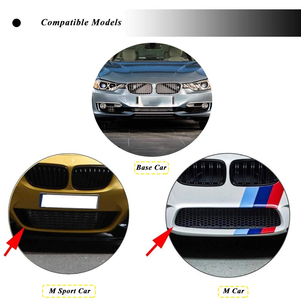 BMW 3 Series F30 Carbon Fiber Front Apron Lip Spoiler - Compatible with 320i 325i 328i 335i Sedan (2012-2015) | Aggressive Styling & Enhanced Aerodynamics for Street Racing & Car Shows