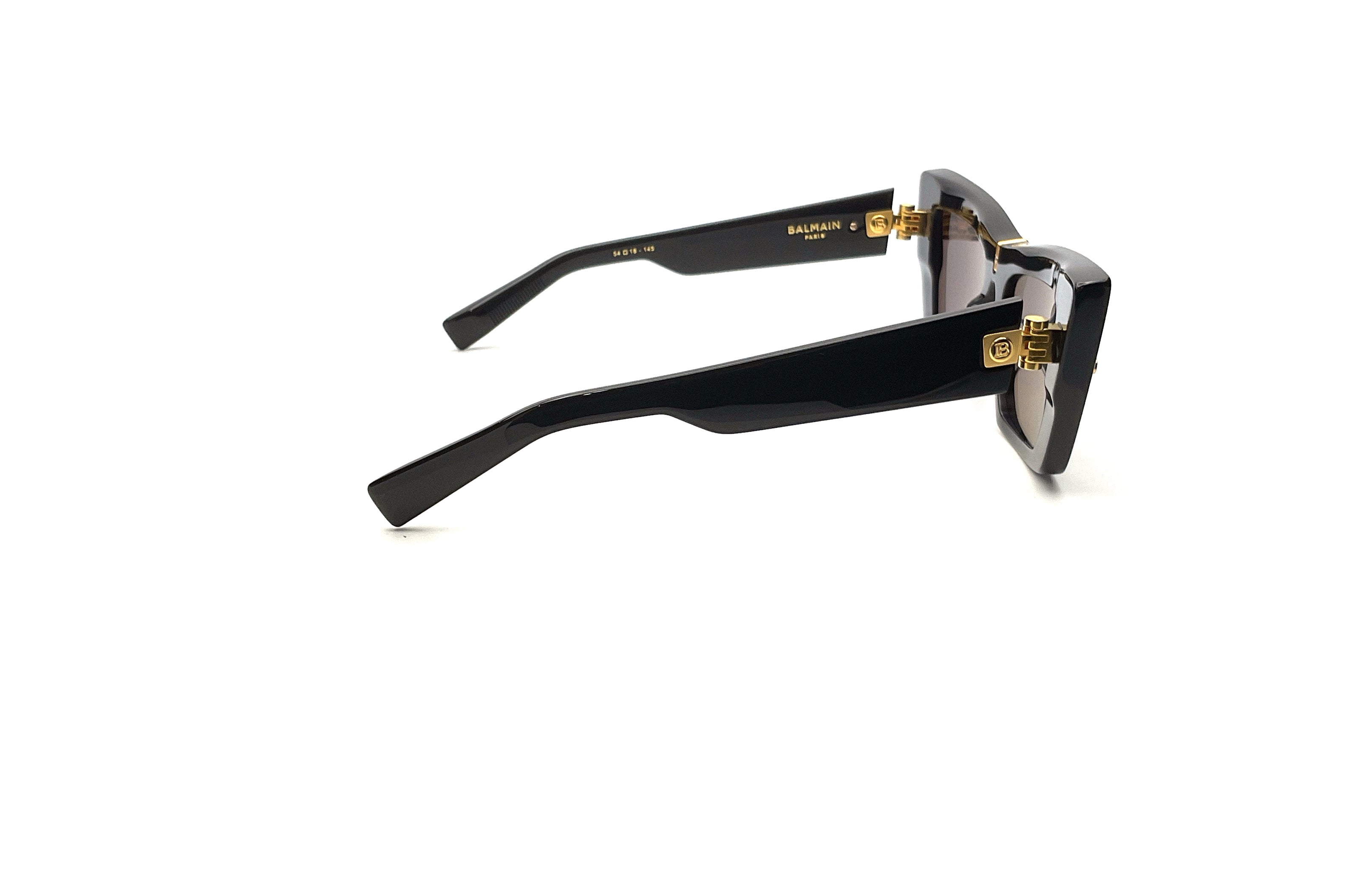 Balmain B Eye Sunglasses - Black Aviator Style for Men & Women - Perfect for Outdoor Activities, Travel, and Fashion