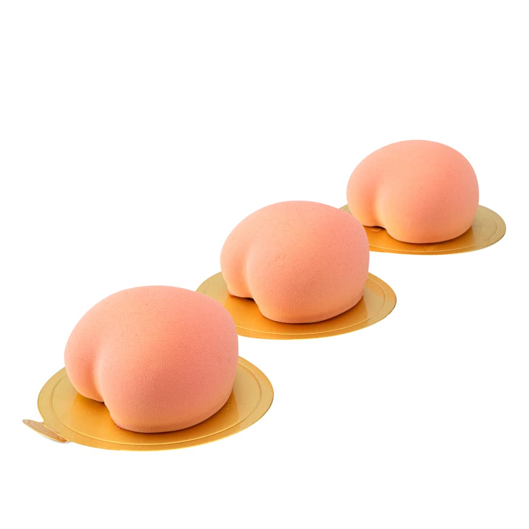 Restaurantware Pastry Tek 8-Cavity Heart Molds - 10 Oven-Safe Heart Pans, Flexible & Freezer-Safe White Silicone Baking Molds for Easy Release | Perfect for Valentine's Day, Wedding Cakes, Cupcakes & Chocolate Desserts