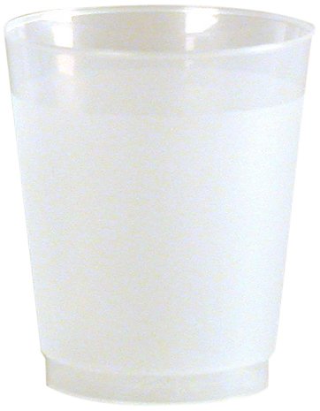 Frost-Flex Plastic Drinking Cup, 5-Ounce, Frosted (500-Count) - Durable & Reusable Party Cups for Kids, Adults, Events, Picnics, BBQs & Outdoor Gatherings