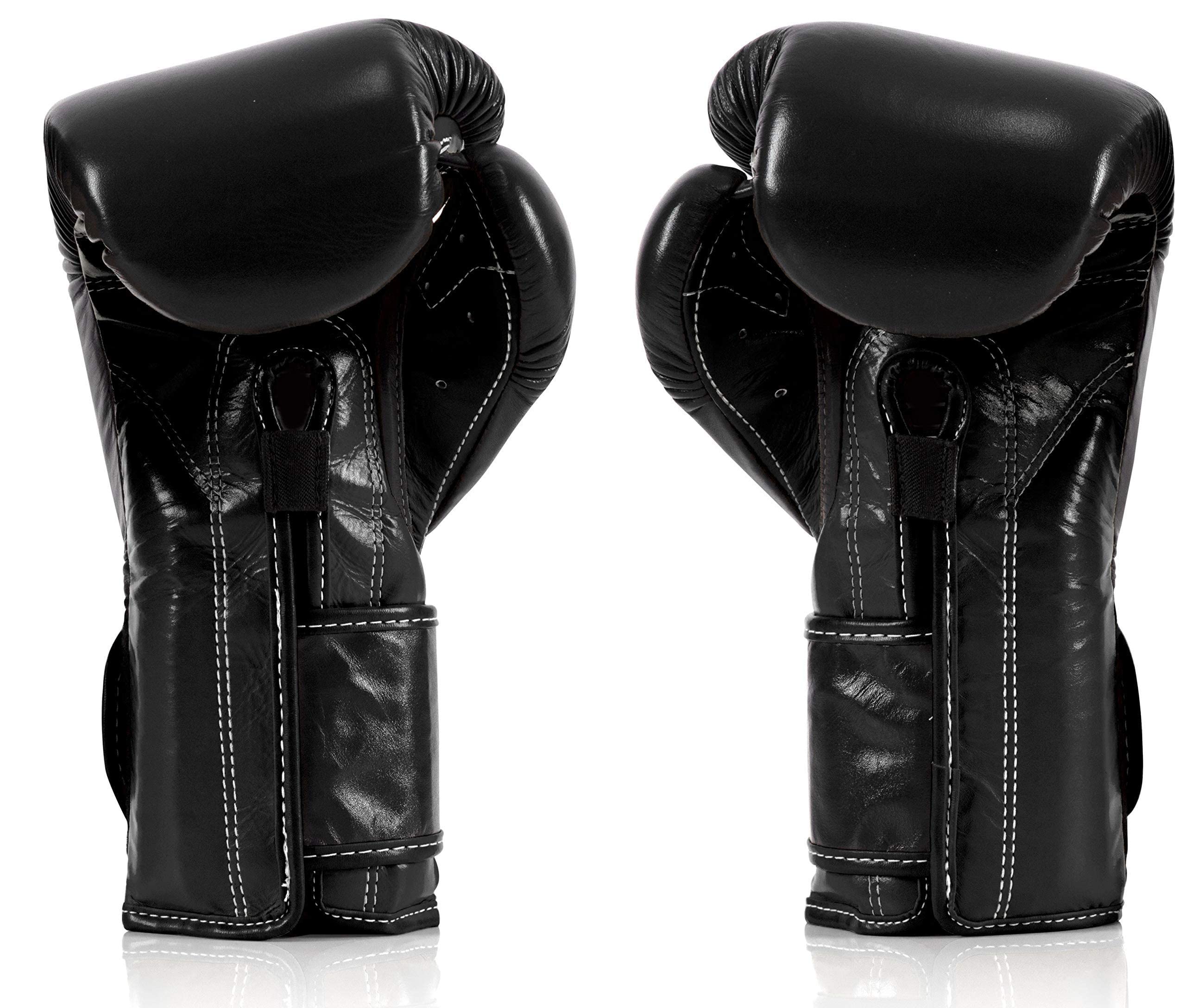 Fairtex BGV9 Muay Thai Boxing Gloves for Professionals & Trainers - Mexican Style MMA Gloves for Heavy Hitters | Lightweight, Shock-Absorbent Punching Gloves for Kickboxing, Martial Arts & Training