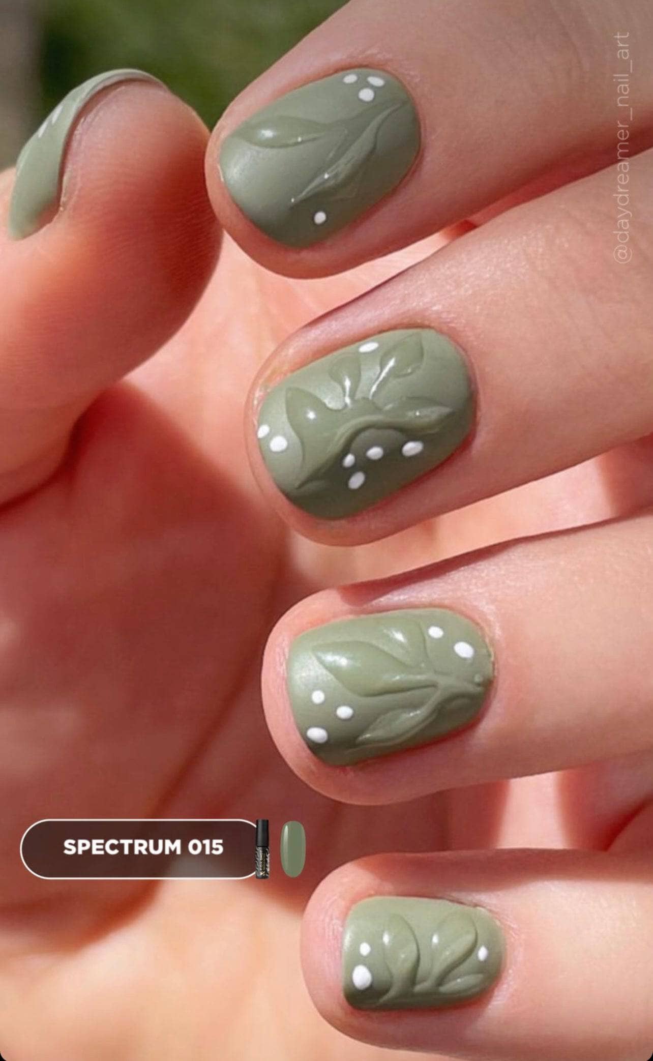 F.O.X Spectrum 015 Nail Polish - 7ml Bottle for Professional Salon & Home Manicure - Long Lasting Glossy Finish for Nails