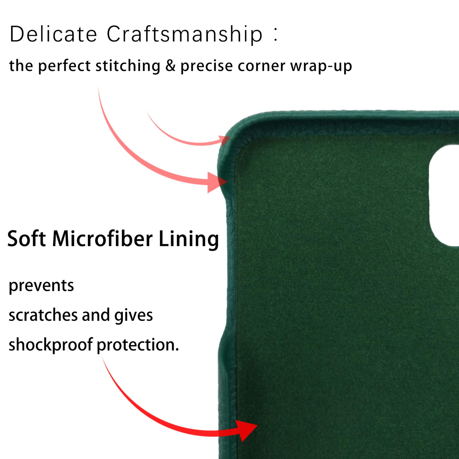 Premium Handmade Genuine Leather Crossbody Phone Case for iPhone 11 Pro - 5.8 Inch Real Leather Cover with Wireless Charging Support (Green) | Perfect for Daily Use, Travel & Outdoor Activities
