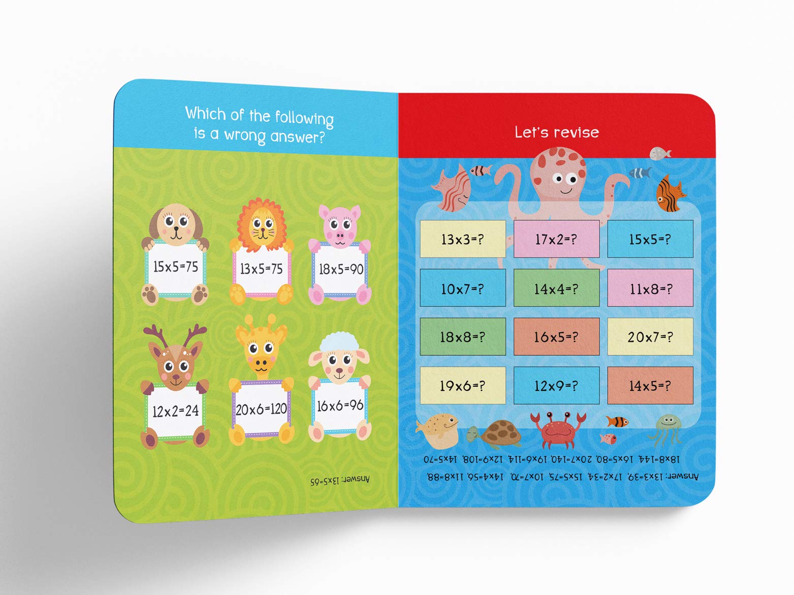 My First Padded Board Book of Multiplication Tables 1-20 - Fun Math Learning for Kids | Perfect for Homeschooling, Classroom & Early Education