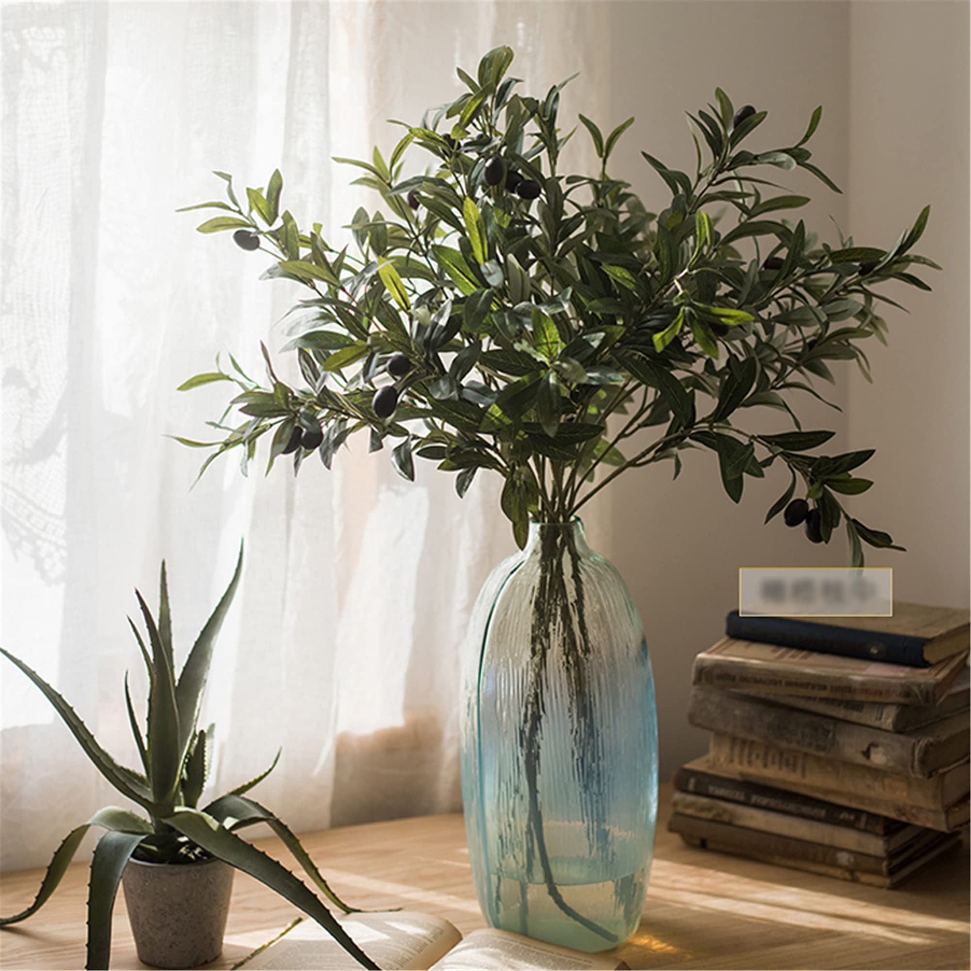 KORANGE 13 Inch Clear Glass Flower Vase - Elegant Bud Vase for Fresh Cut Flowers, Home Decor, Wedding Centerpieces & Tabletop Arrangements