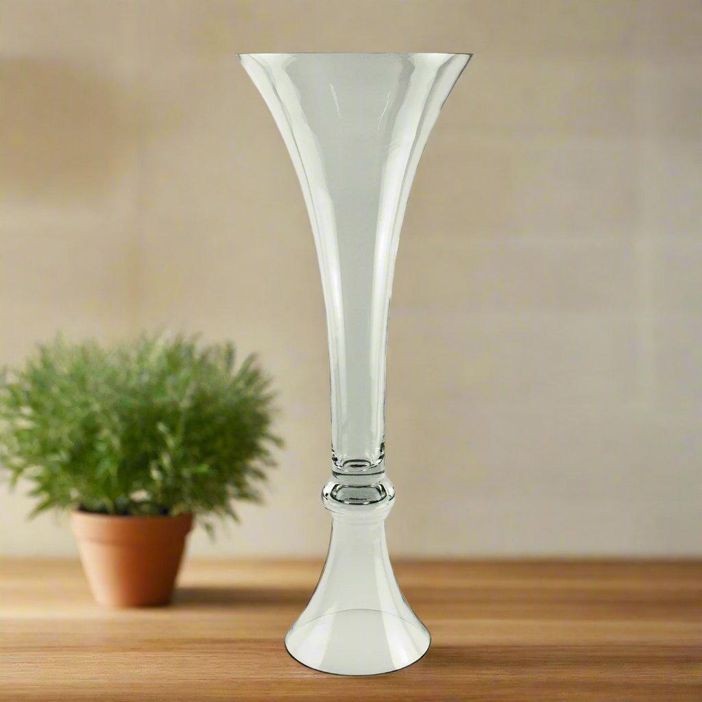 27 Pack Glass Vase Set - Clear Flower Vases for Home Decor, Wedding Centerpieces & Party Arrangements - Perfect for Floral Displays, Table Decorations and Gift Giving