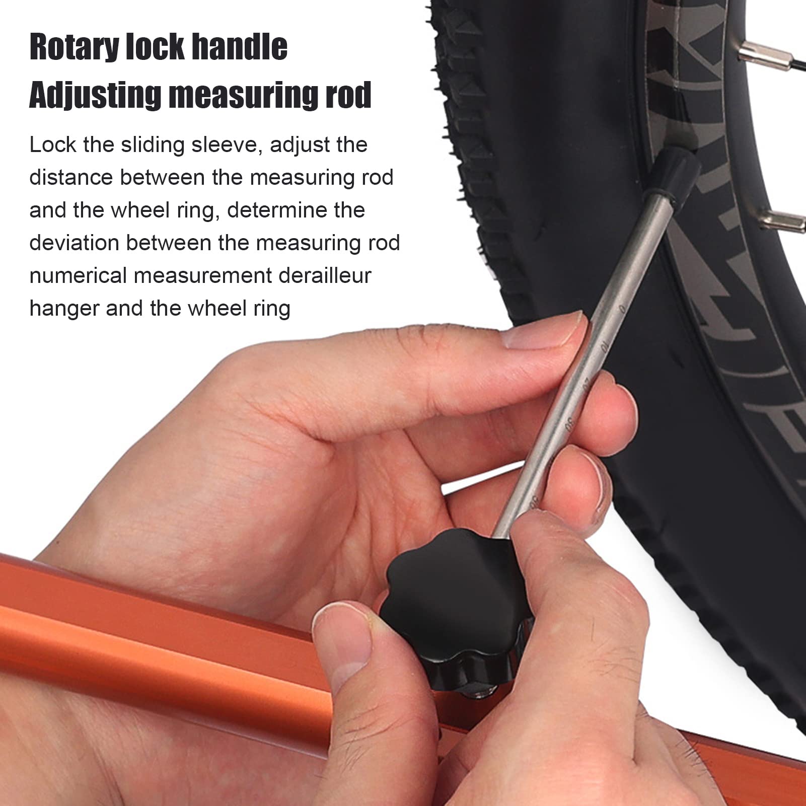 Bike Derailleur Alignment Tool - Rear Derailleur Hanger Gauge & Correction Wrench - Professional Bicycle Repair Tool for MTB & Road Bikes - Perfect for Home Mechanics & Bike Shops