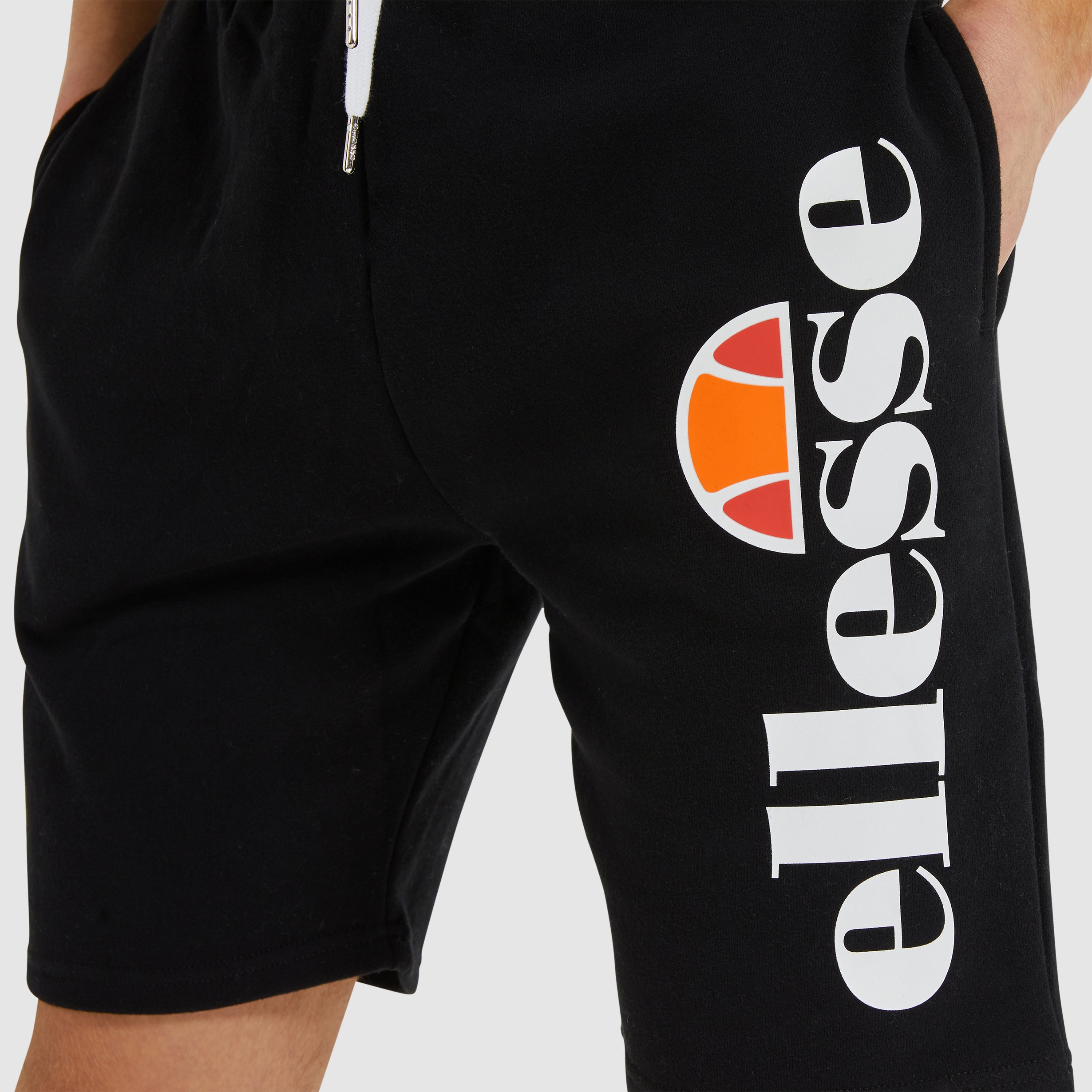 Ellesse Men's Bossini Black Athletic Shorts - Comfortable & Stylish for Running, Gym, and Casual Wear