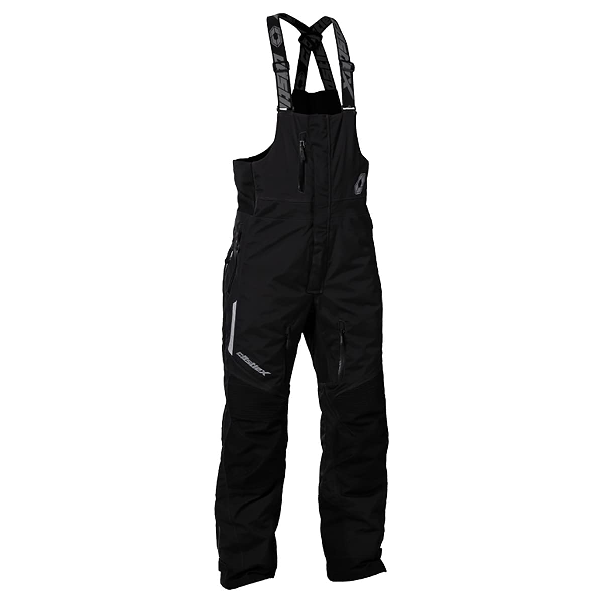 Castle X Polar Men's Snowmobile Bib Overalls - Waterproof Insulated Winter Snow Pants for Cold Weather (Black, XLG-Tall) | Ideal for Snowmobiling, Skiing & Outdoor Winter Activities