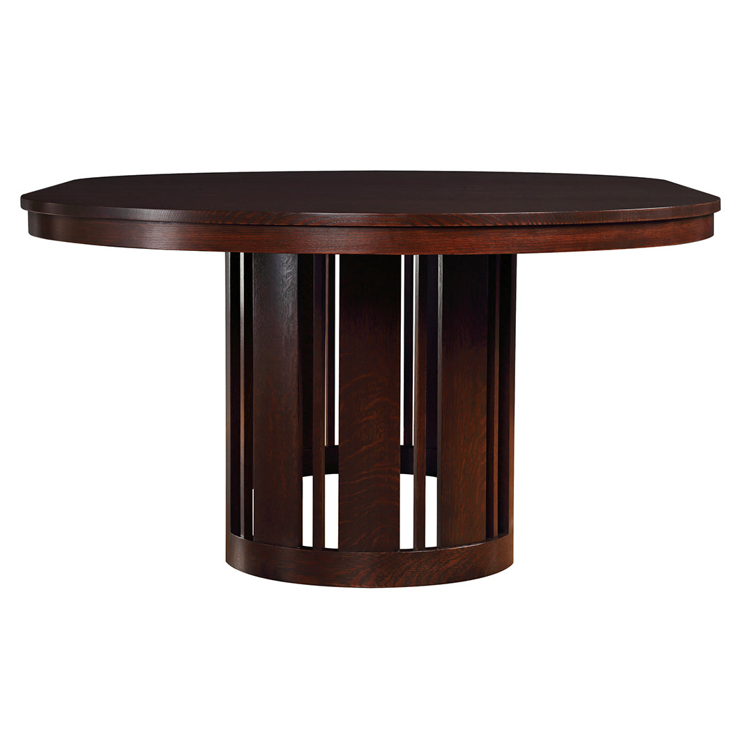 Park Slope Round Dining Table – Modern Wooden Kitchen Table for 4-6 People | Perfect for Small Spaces, Breakfast Nooks & Cozy Family Meals