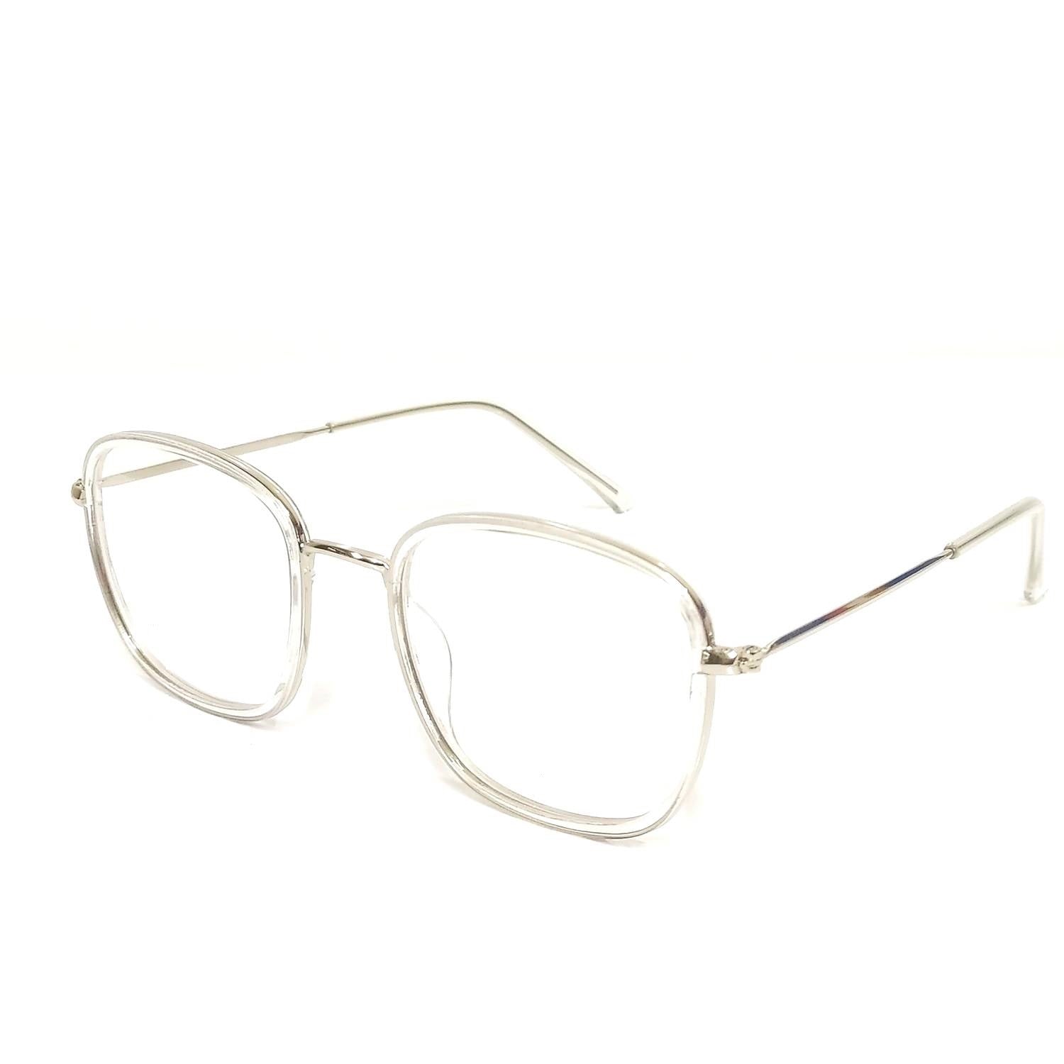 Square Single Vision Bifocal Multifocal Progressive Full Frame Prescription Eyeglasses Frames for Men & Women - Perfect for Reading, Computer Work, and Daily Wear