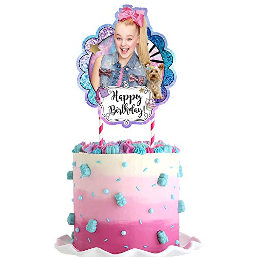 Jojo Cake Topper - Adorable Cake Decorations for Birthday Parties, Baby Showers & Celebrations - Perfect for Cakes, Cupcakes & Dessert Table Decor
