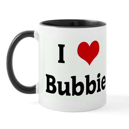 White/Black Inside - I Love Bubbie Mug