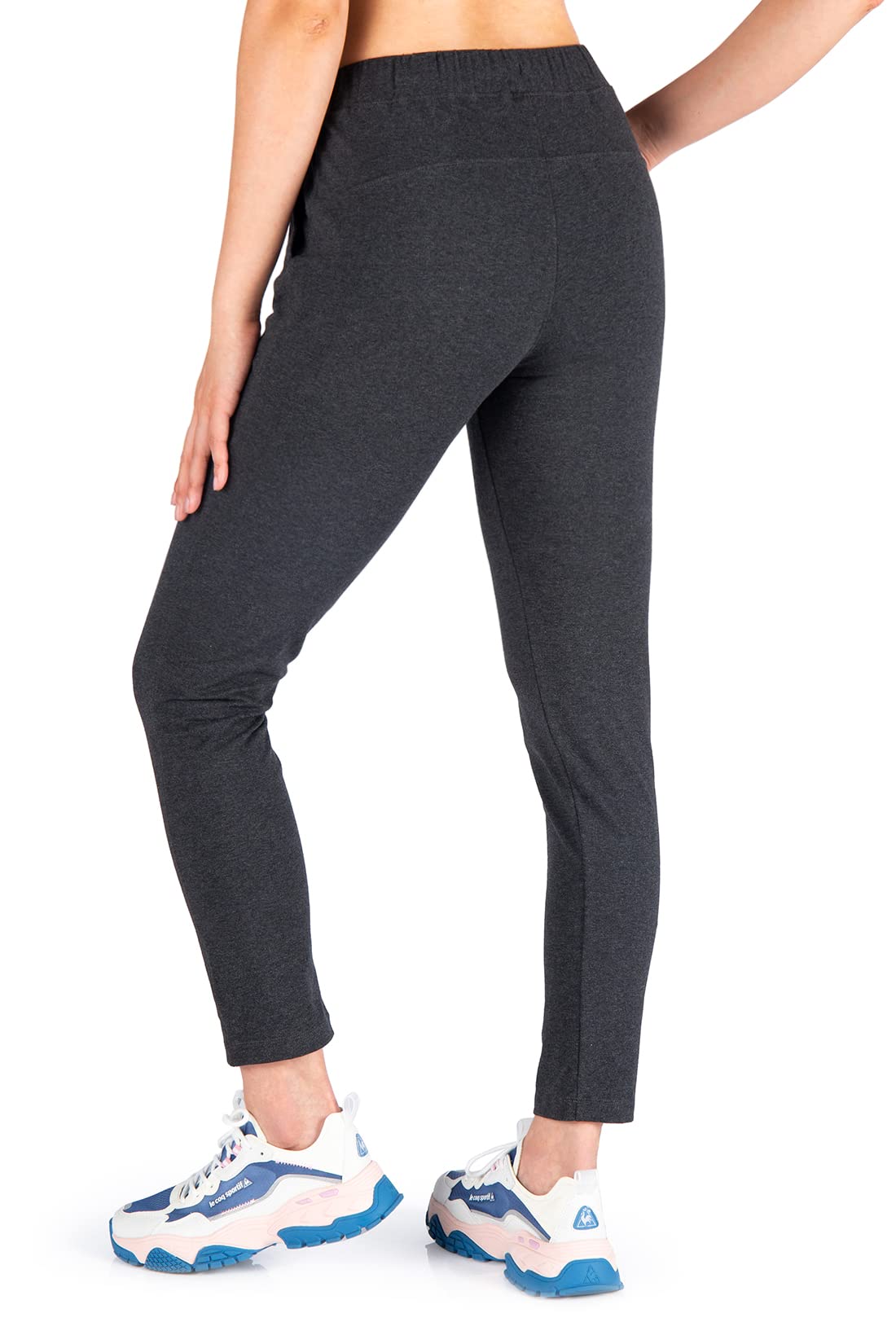 Yogipace Women's 7/8 On The Fly Pants - Petite/Regular/Tall Sizes, Drawstring Waist, Casual Lounge Joggers & Travel Sweatpants for Yoga, Running, and Everyday Comfort