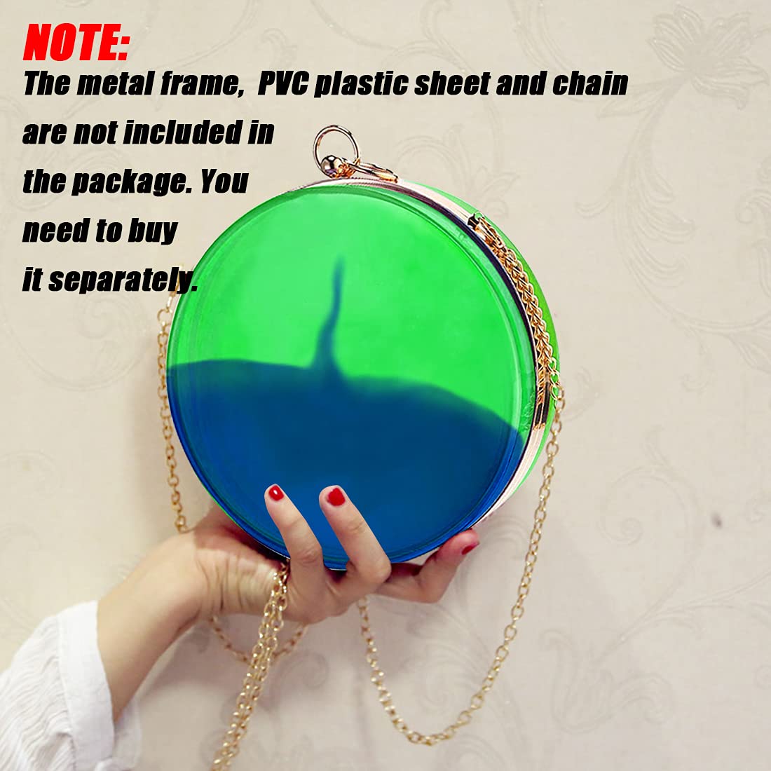 Resin Clutch Bag Silicone Mold for DIY Crafting - Round Shaker Purse Mold with Tools (1pc) - Perfect for Handmade Jewelry, Gifts & Resin Art Projects