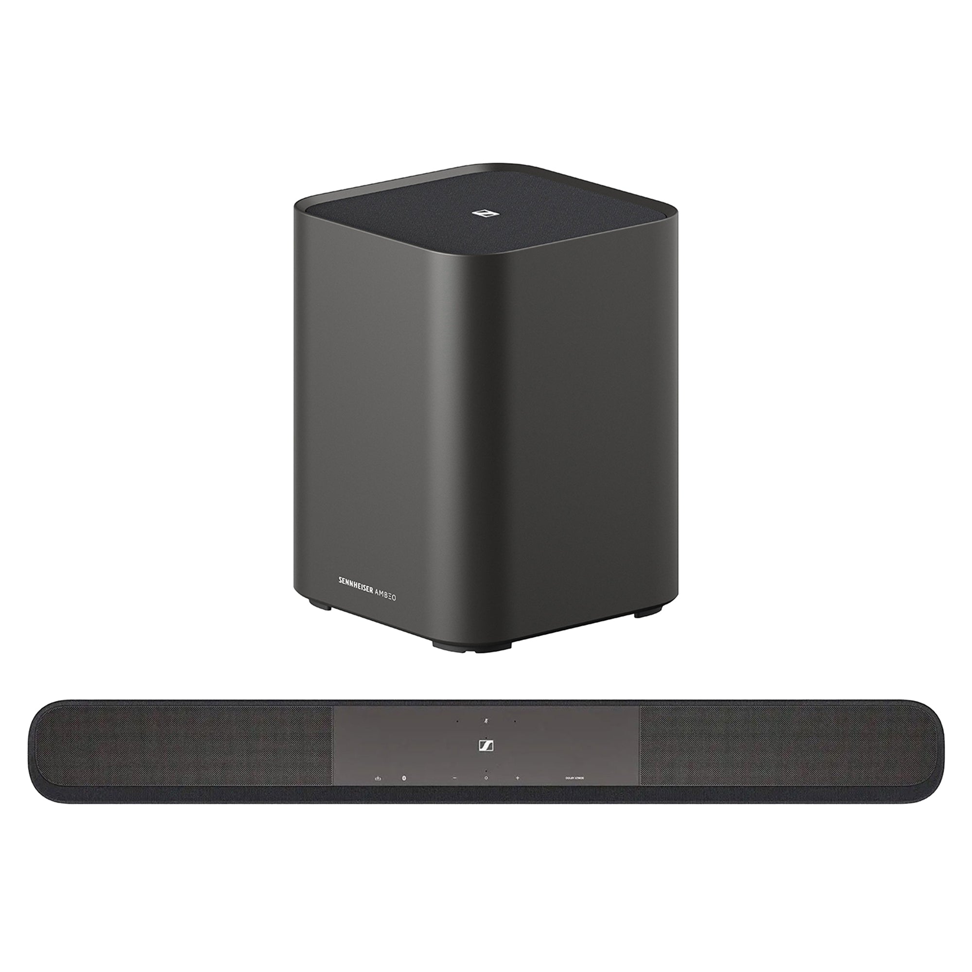 Sennheiser AMBEO Soundbar Plus with Wireless Subwoofer - Immersive 3D Dolby Atmos Sound for Home Theater & Gaming Setup