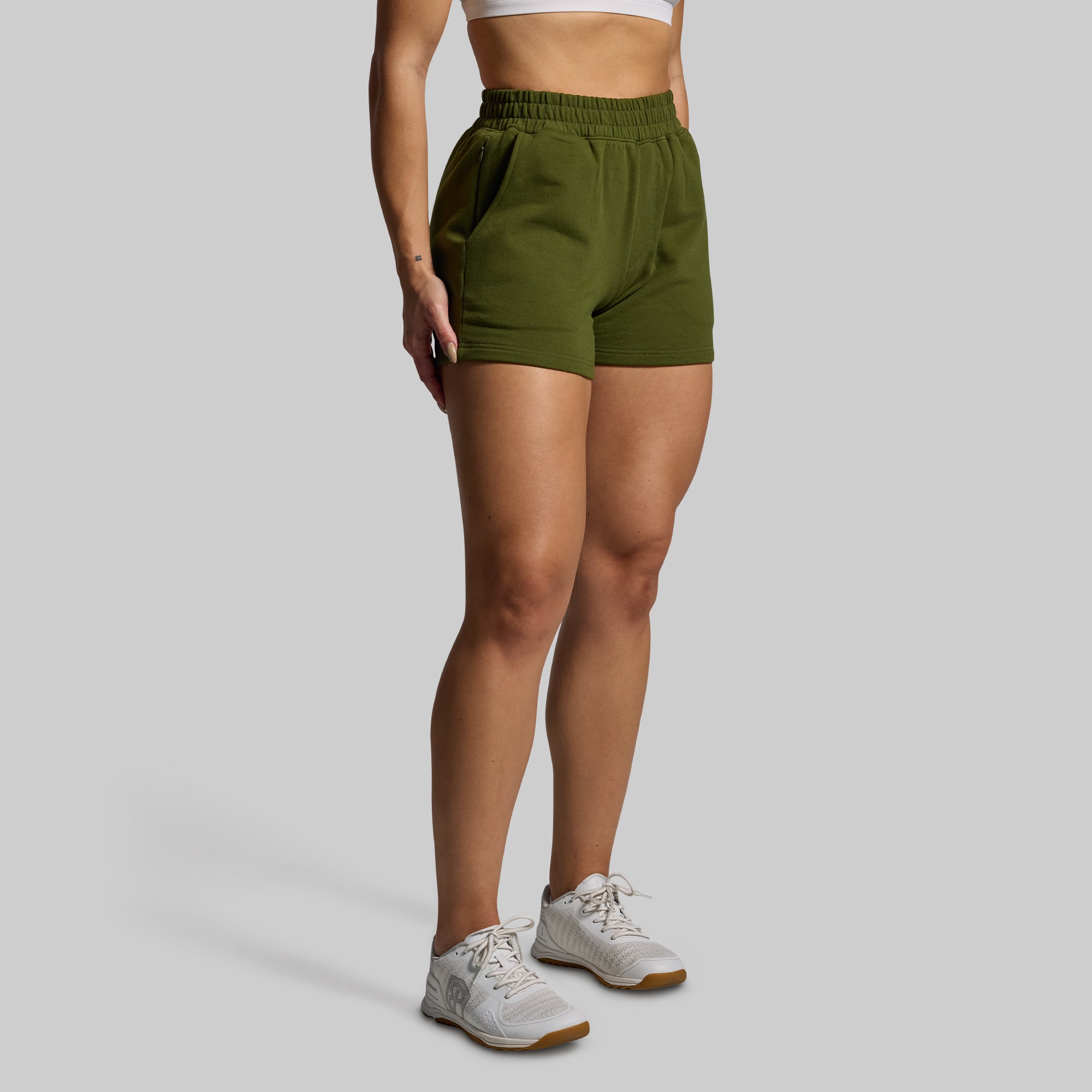 Premium Military Green Short Set - Comfortable & Stylish Activewear for Men & Women - Perfect for Gym, Running, and Casual Outfits