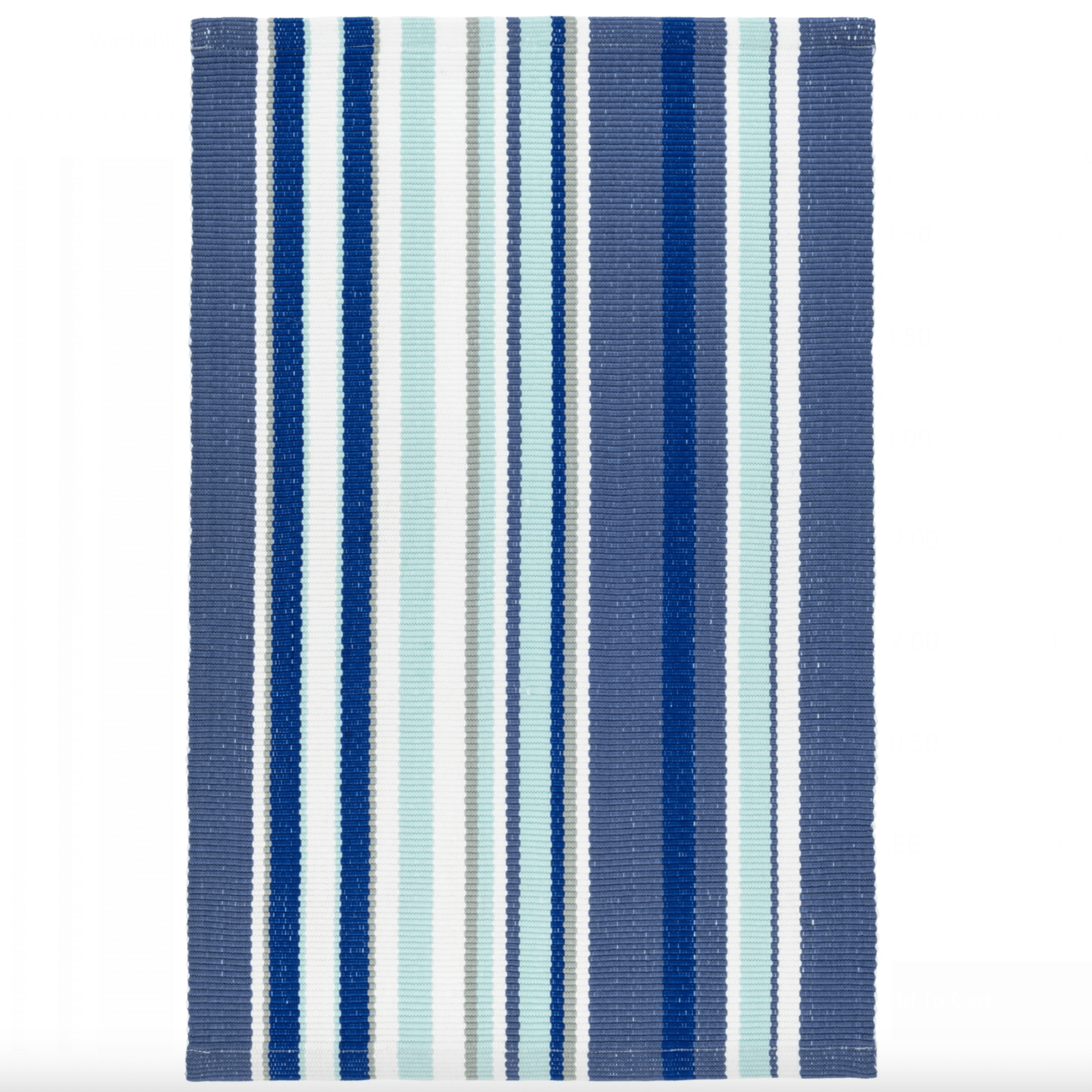Skyler Striped Handwoven Indoor/Outdoor Area Rug - Soft & Durable for Living Room, Patio, Bedroom Decor