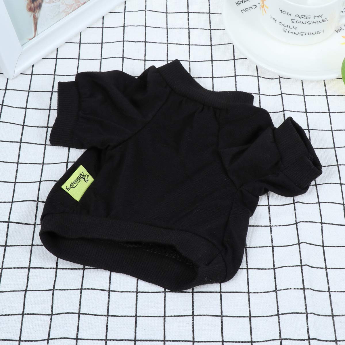 Baluue 1-Piece Cotton Dog T-Shirt - Soft & Comfortable Pet Clothes for Small Medium Large Dogs - Perfect for Daily Walks, Indoor Wear & Photo Shoots