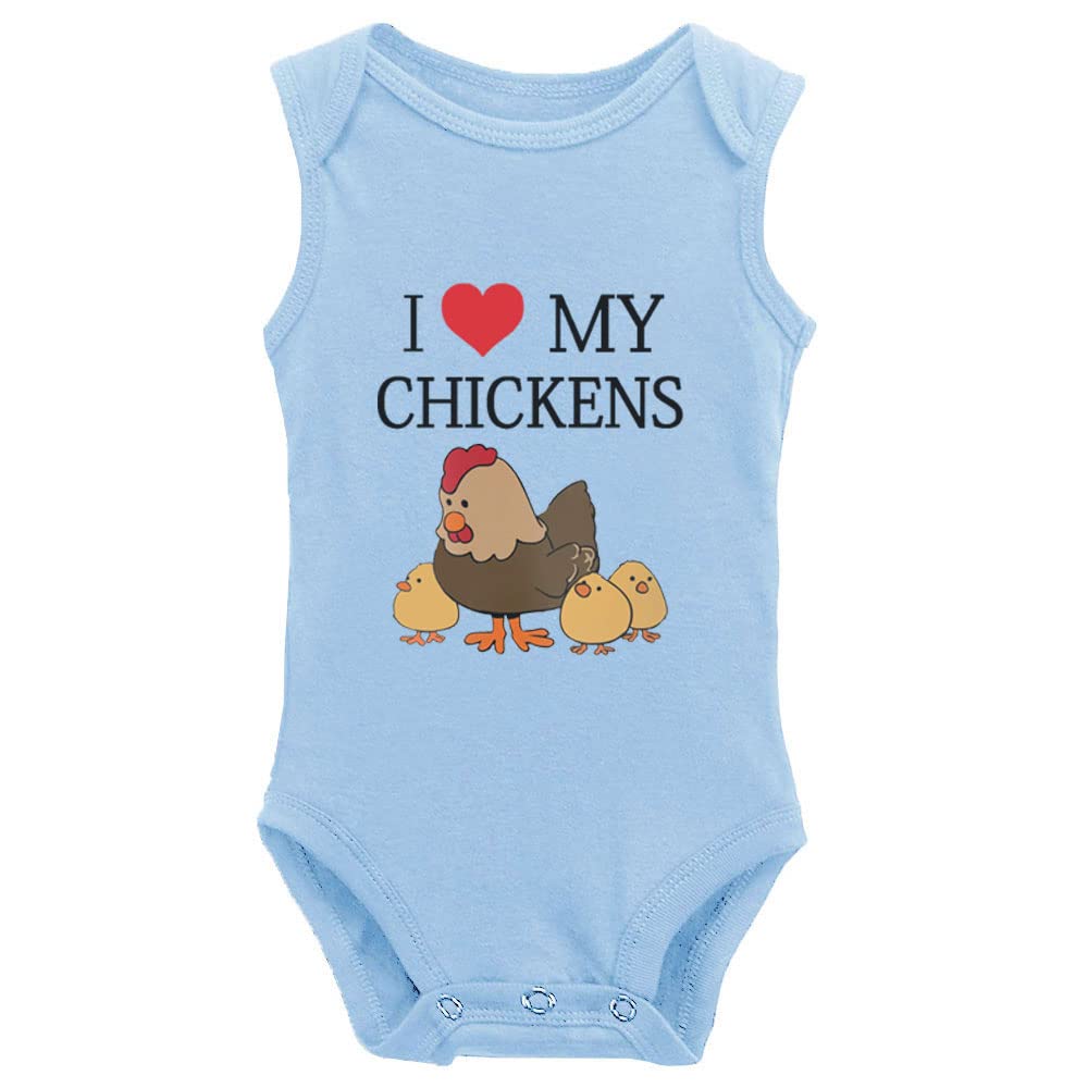 Cute Baby Chickens Bodysuit - Short Sleeve Romper for Newborn Boys & Girls | Soft Cotton Jumpsuit for Playtime & Photo Shoots