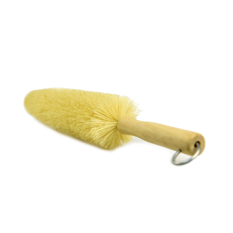 17 Spoke Brush with Protective Tip - 2 Pack for Detailing Cars, Motorcycles & Bikes - Gentle Scratch-Free Cleaning for Wheels, Grills & Tight Spaces