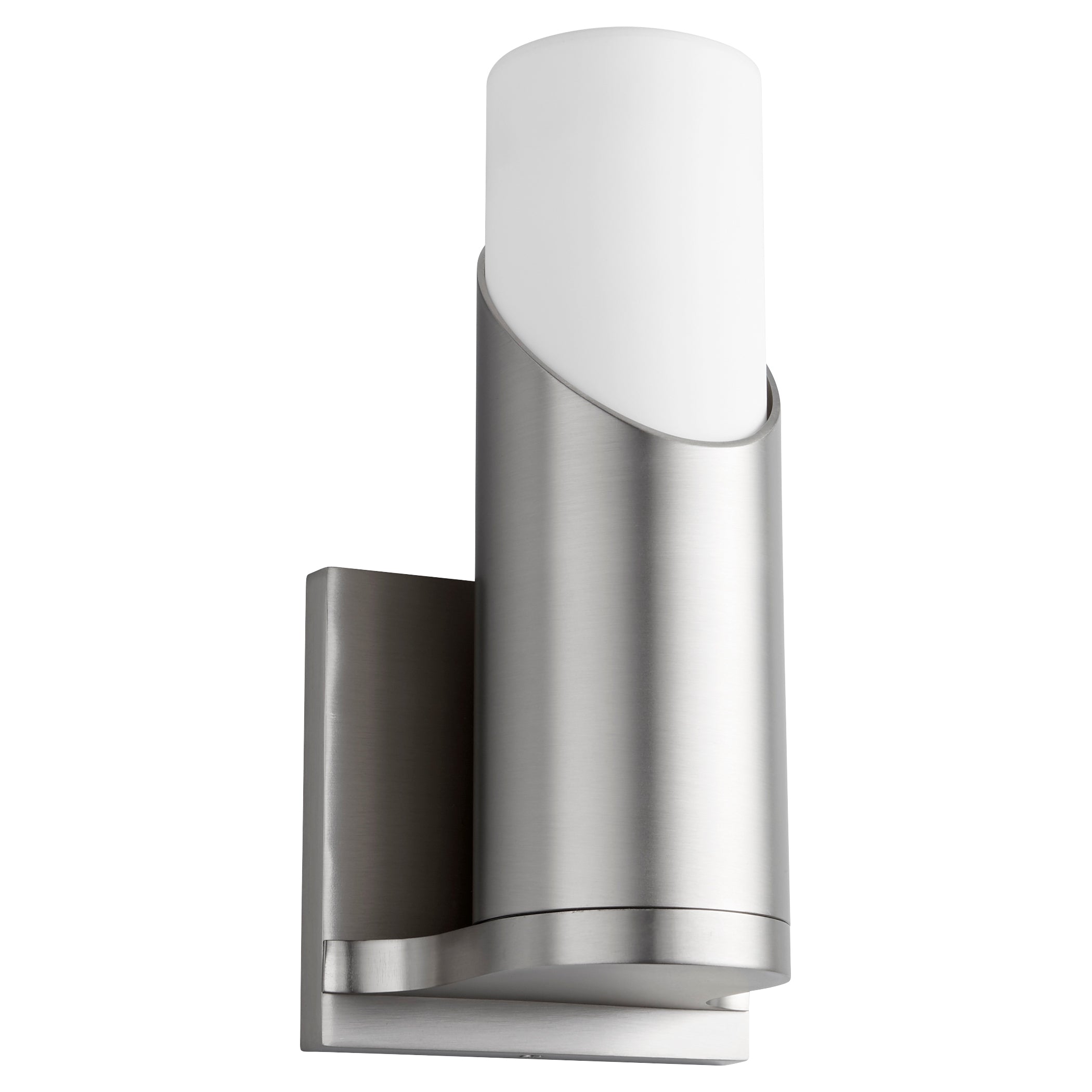 Oxygen Ellipse 3 567 224 Wall Sconce Light Fixture in Satin Nickel Finish - Perfect for Bedroom, Hallway, and Living Room Lighting