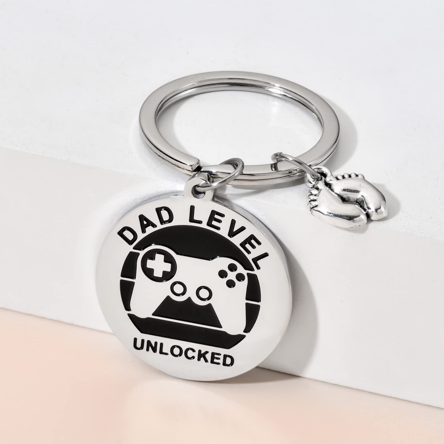 Korotho First Time Dad Keychain - New Uncle & Father's Day Gift for Men, Husband, Daddy & Uncle to Be - Thoughtful Present from Wife & Sister - Perfect for Baby Showers, Birth Announcements & Celebrations