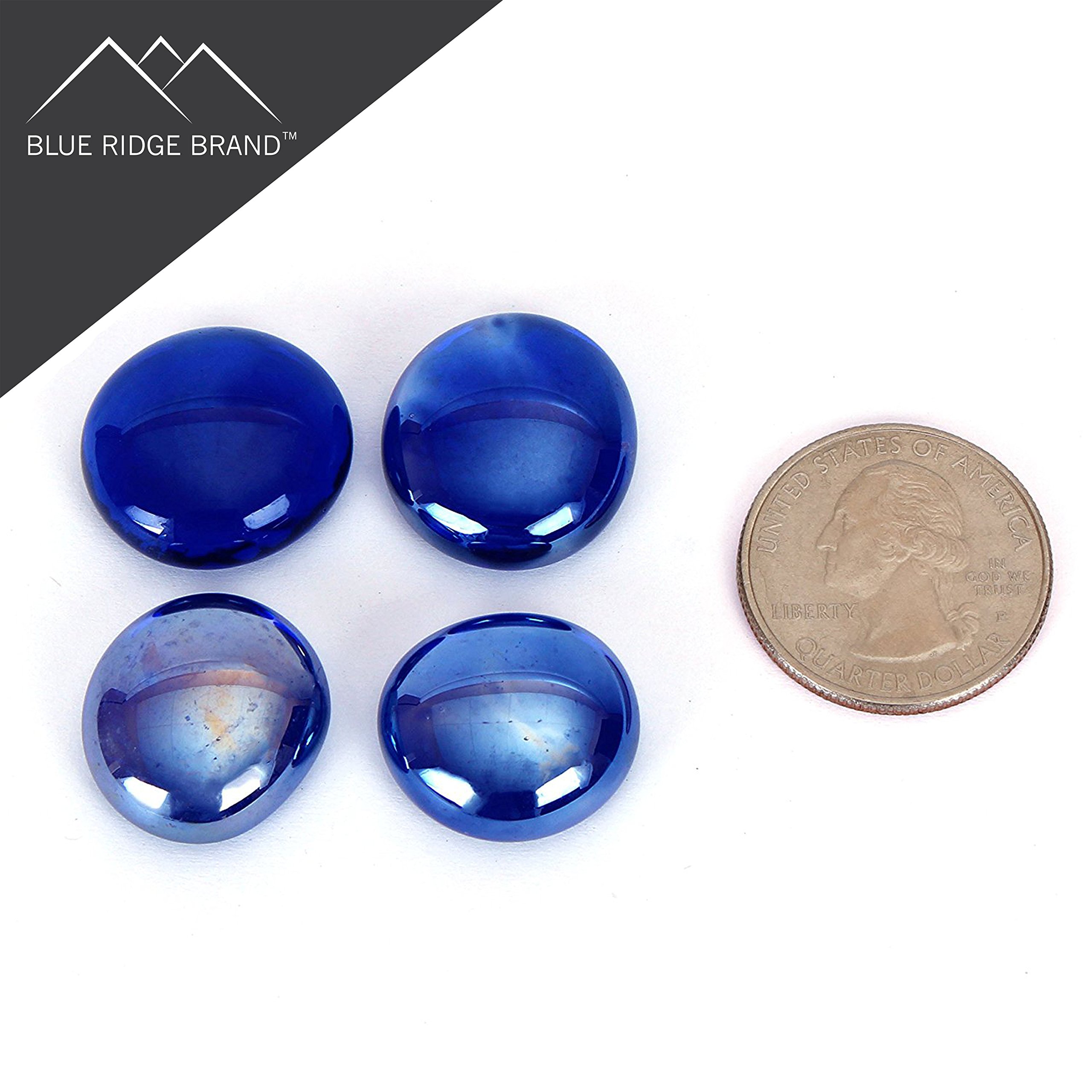 Professional Grade Reflective Fire Pit Glass Beads - 3/4