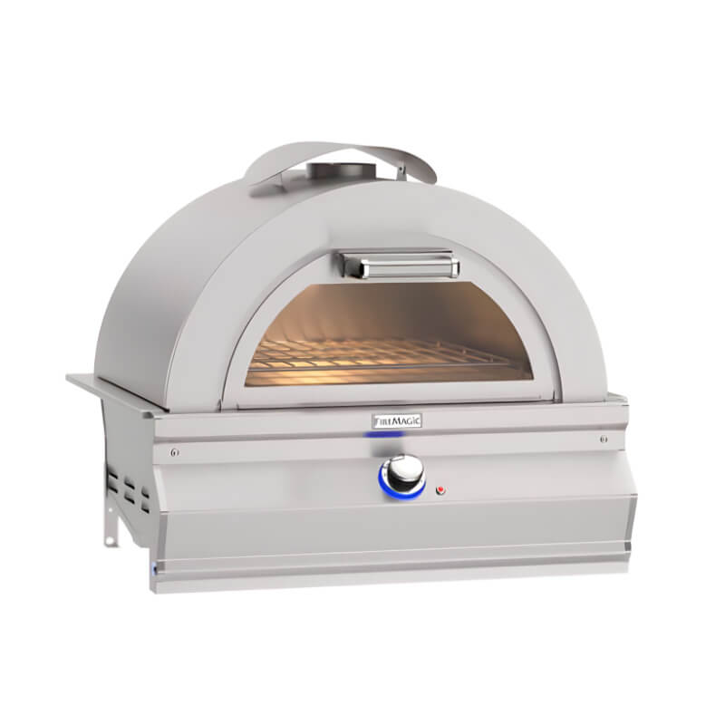 Fire Magic Aurora 4600 Built-In Pizza Oven - Professional Outdoor Gas Pizza Maker for Backyard, Patio & Restaurant Use