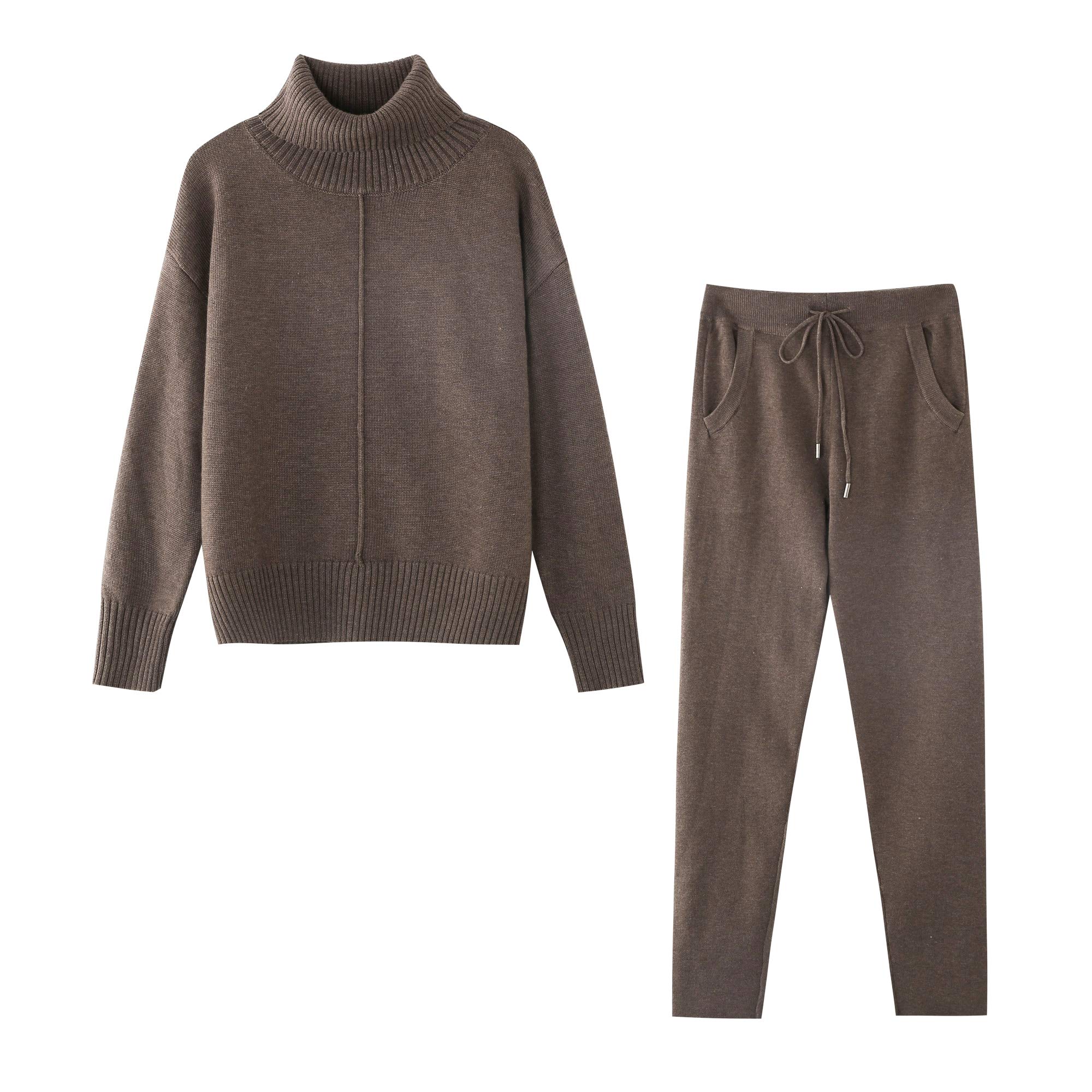 Women's Wool Knit Sweater Set - 2 Piece Outfits for Winter, Fall & Spring | Cozy Pullover & Cardigan Combo for Casual Wear, Office & Date Nights