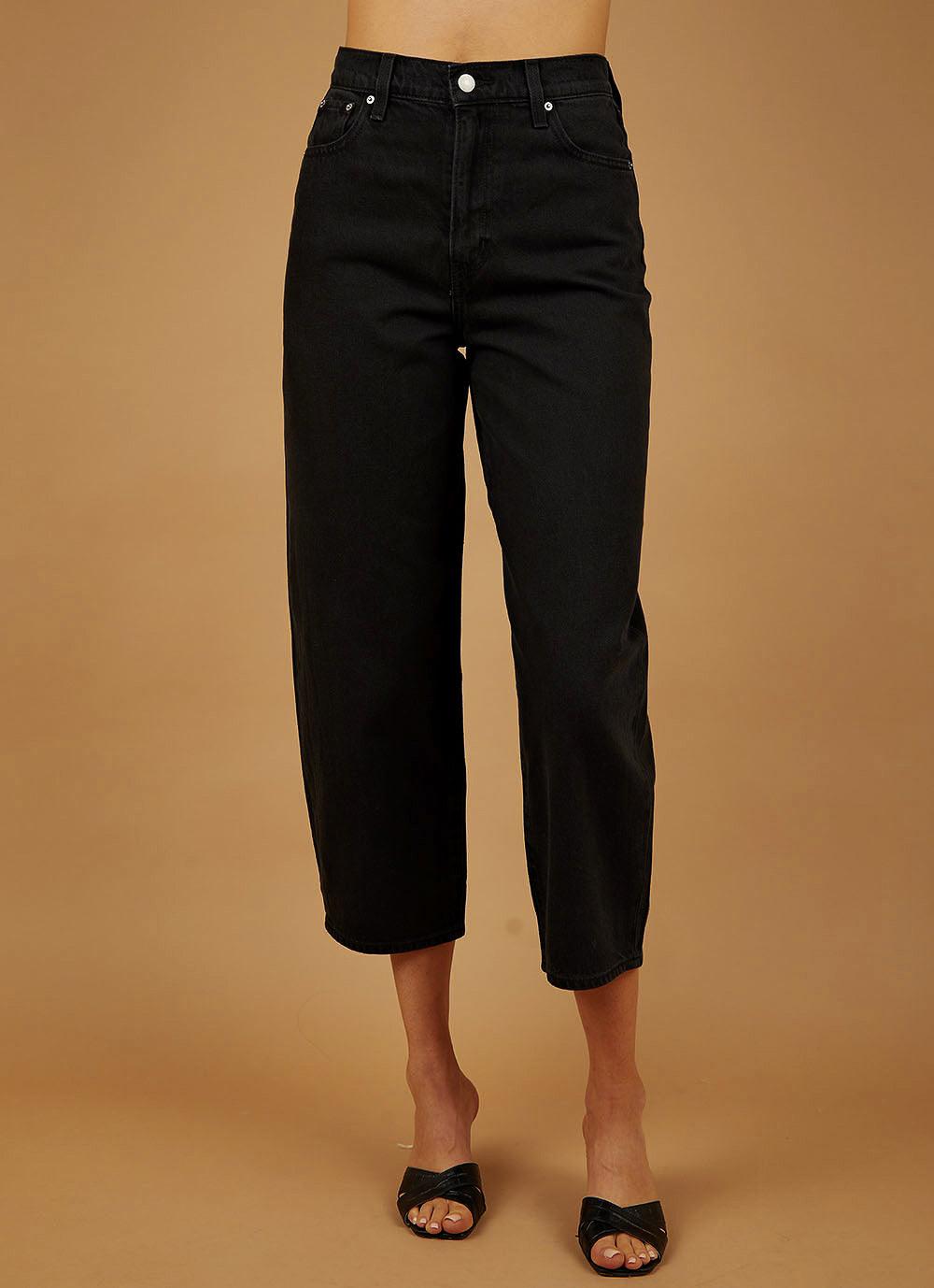 Balloon Leg Jeans for Women - Trendy High Waist Black Denim Pants | Perfect for Casual Outfits & Street Style Fashion