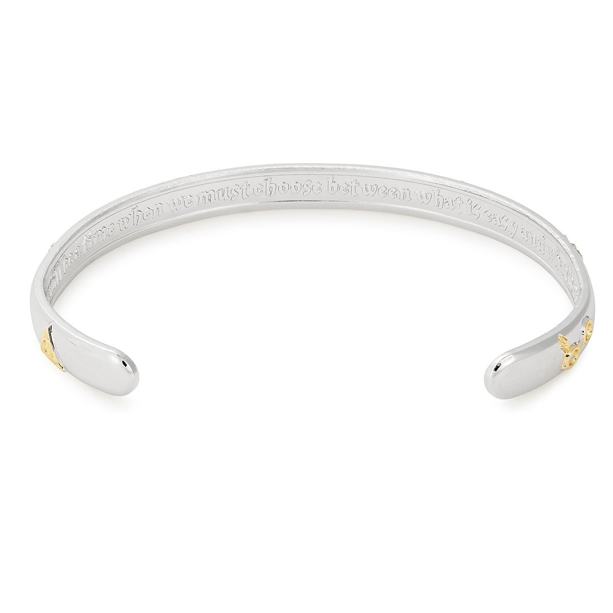 Harry Potter™ 7 Years at Hogwarts™ Cuff Bracelet - Official Wizarding World Jewelry for Fans - Perfect for Cosplay, Gift Giving & Potterhead Collections
