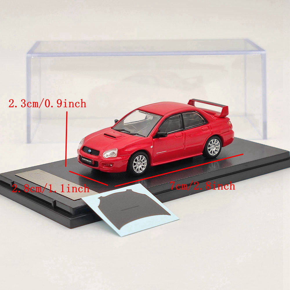 1:64 Scale Subaru Impreza WRX STI 2006 Diecast Model Car - Miniature Collectible Toy Vehicle for Hobbyists & Car Enthusiasts - Perfect for Display, Gifts, and Racing Simulation Scenes