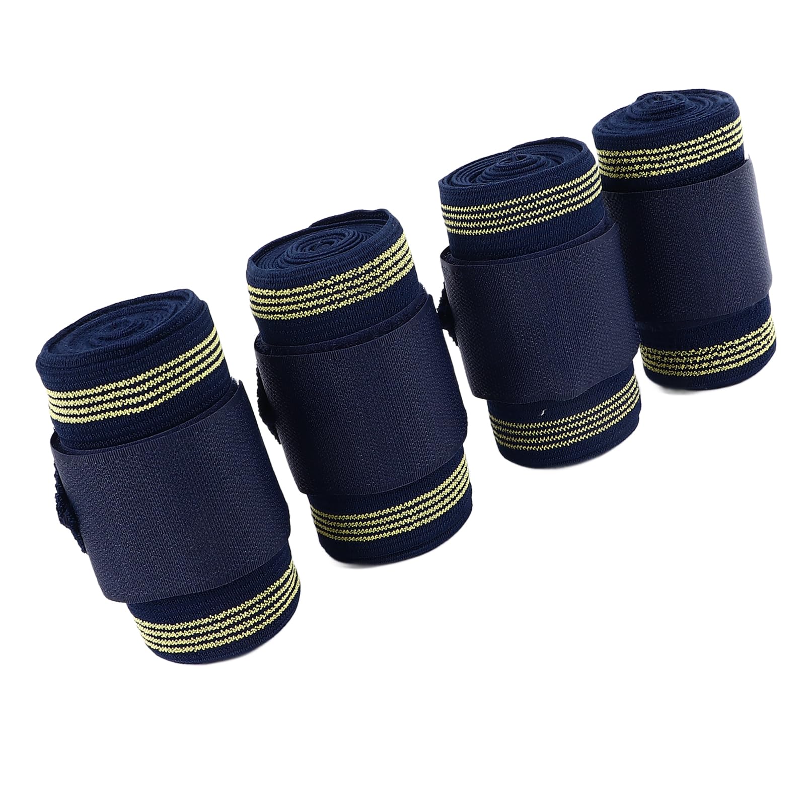 Kelepu Horse Leg Guards - 2 Pairs Front & Back Leg Wraps for Protection, Comfort & Fly Prevention | Durable Stable Boots for Riding, Training & Show Jumping | Perfect for Equestrian Sports, Trail Riding & Horse Care